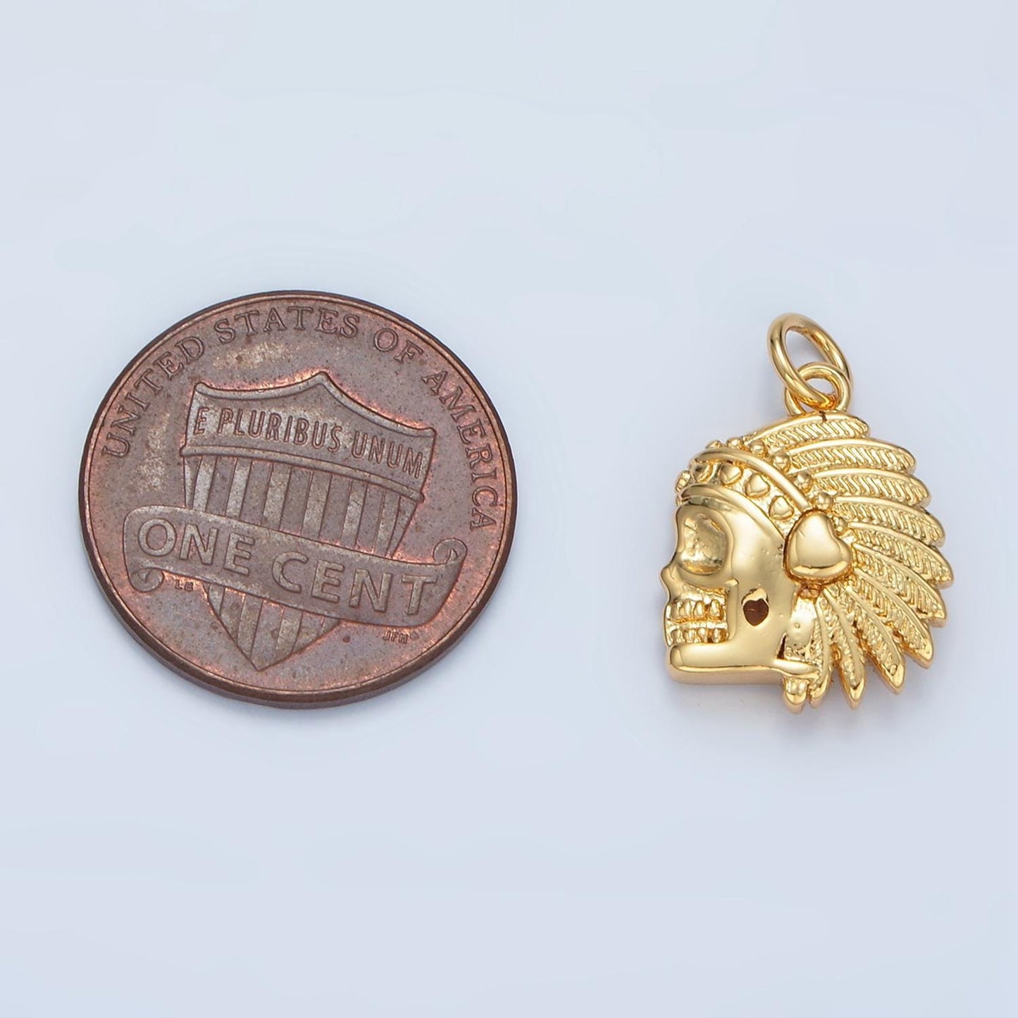 Native american indian head charm skull indian chef pendant for bracelet necklace earring ag882