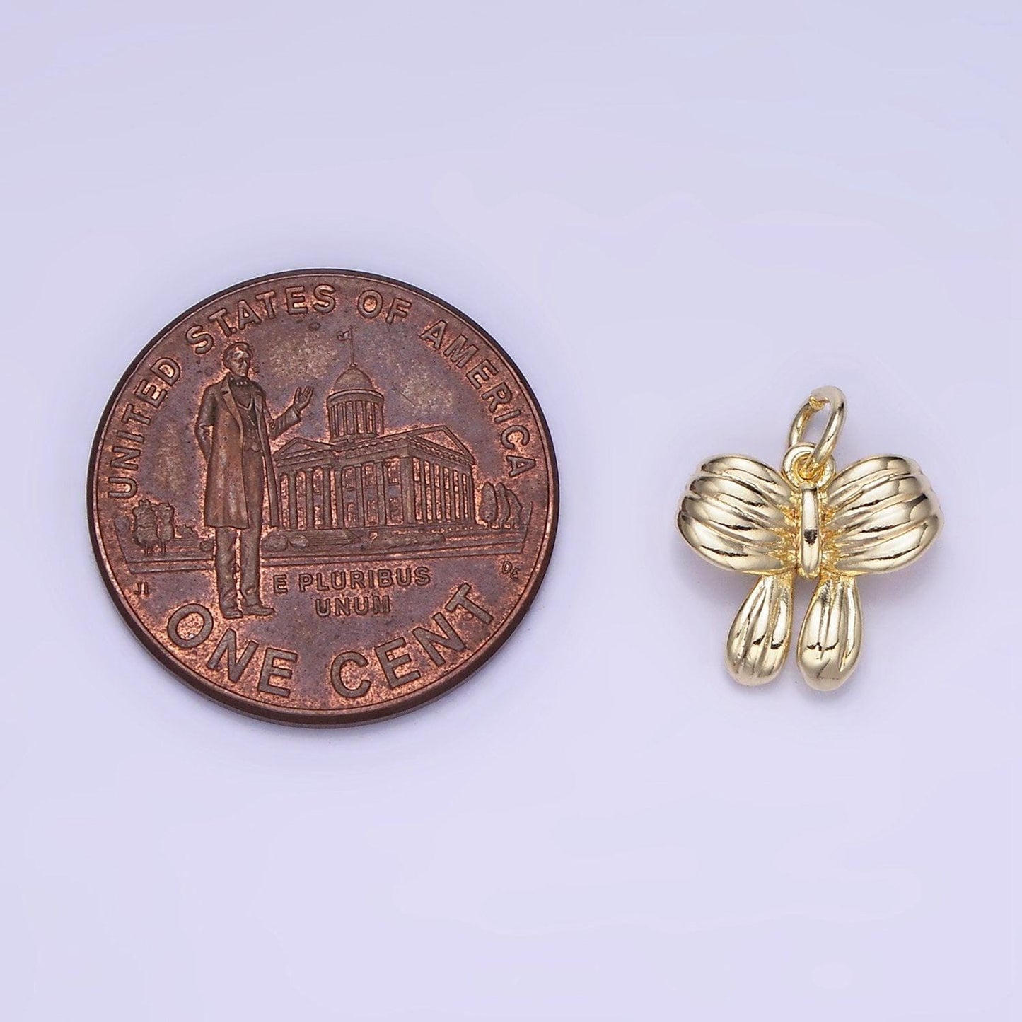 14k gold filled ribbon butterfly 12mm | ag-668