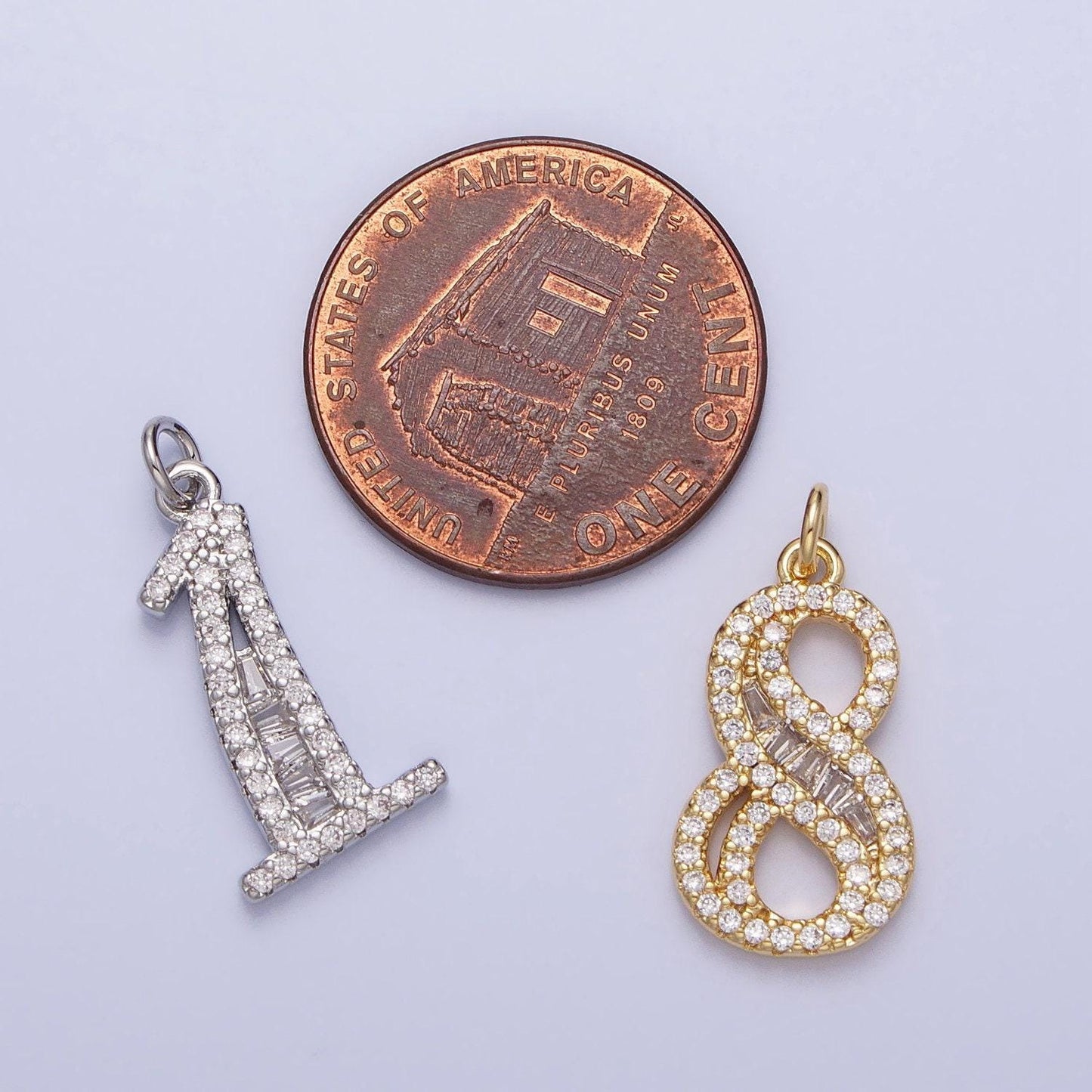 Micro pave cz block script number charms pave dangle gold filled number charms women pave number findings number 0-9 charms ac519 ac520