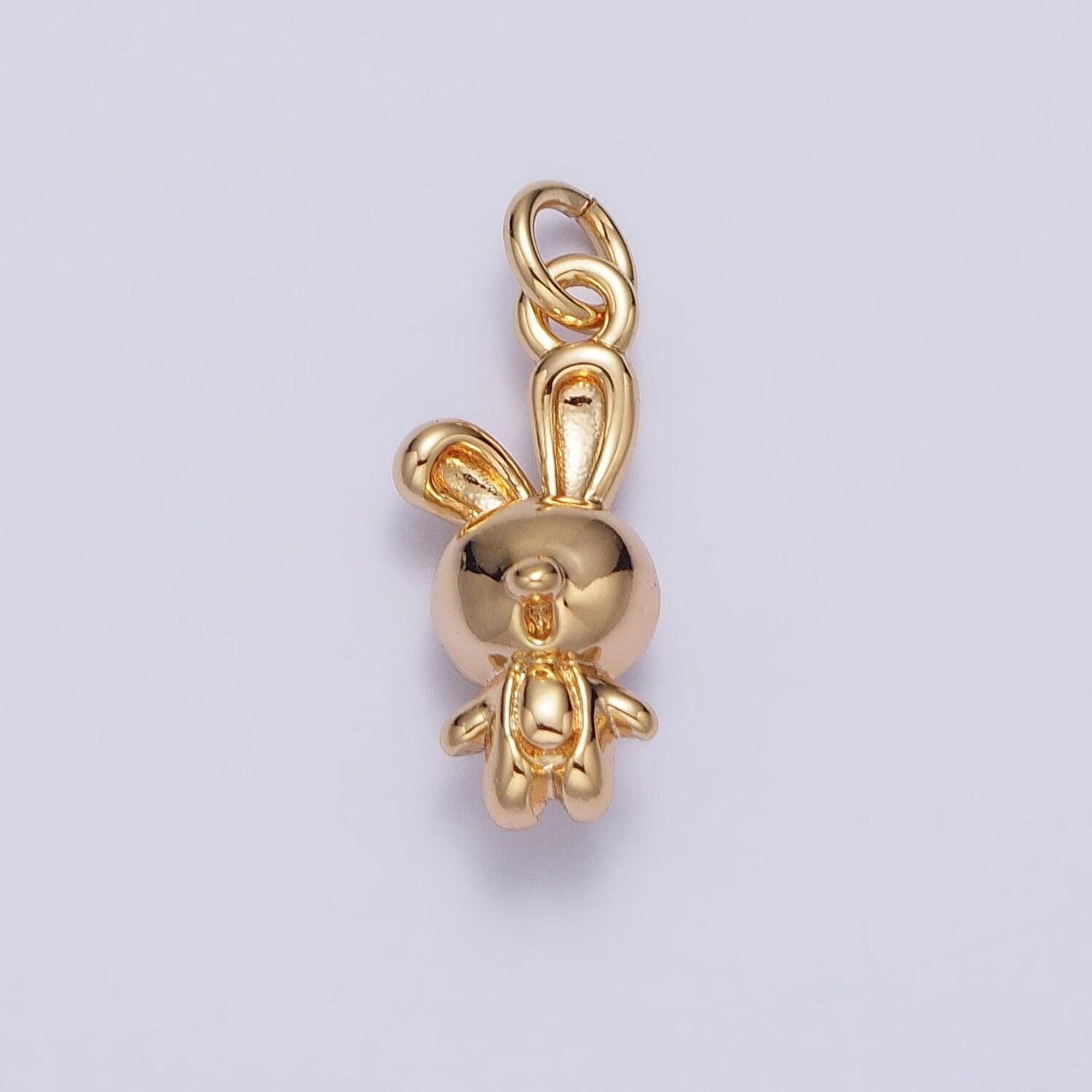 Dainty gold rabbit charm for 2023 chinese new year animal sign jewelry collection chinese zodiac sign gift idea for kids jewelry ac185