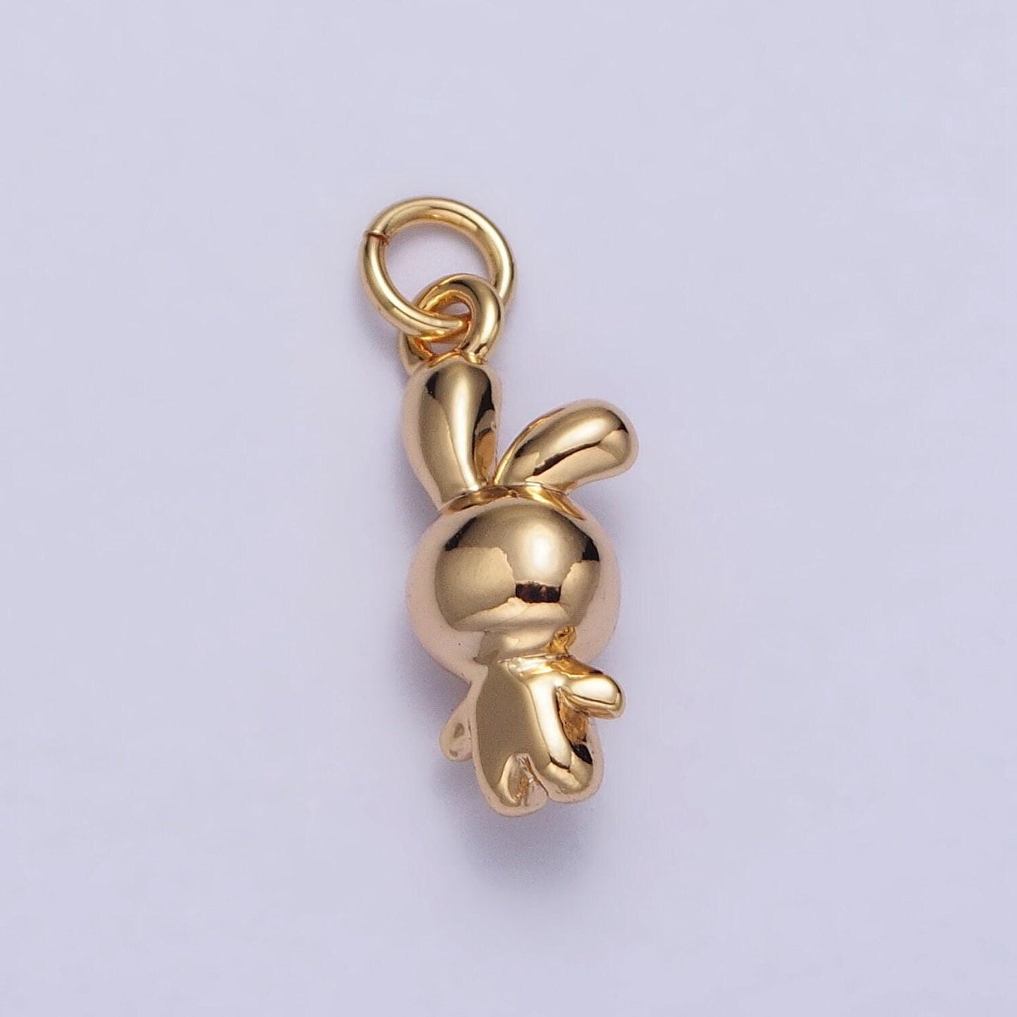 Dainty gold rabbit charm for 2023 chinese new year animal sign jewelry collection chinese zodiac sign gift idea for kids jewelry ac185