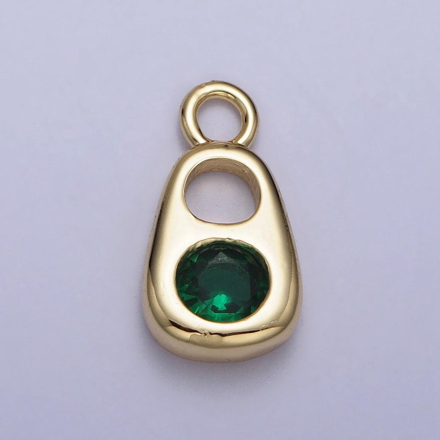 14k gold filled soda tab, pull tab, can tab pendant charm for bracelet necklace wholesale pendants jewelry making craft supplies ac327