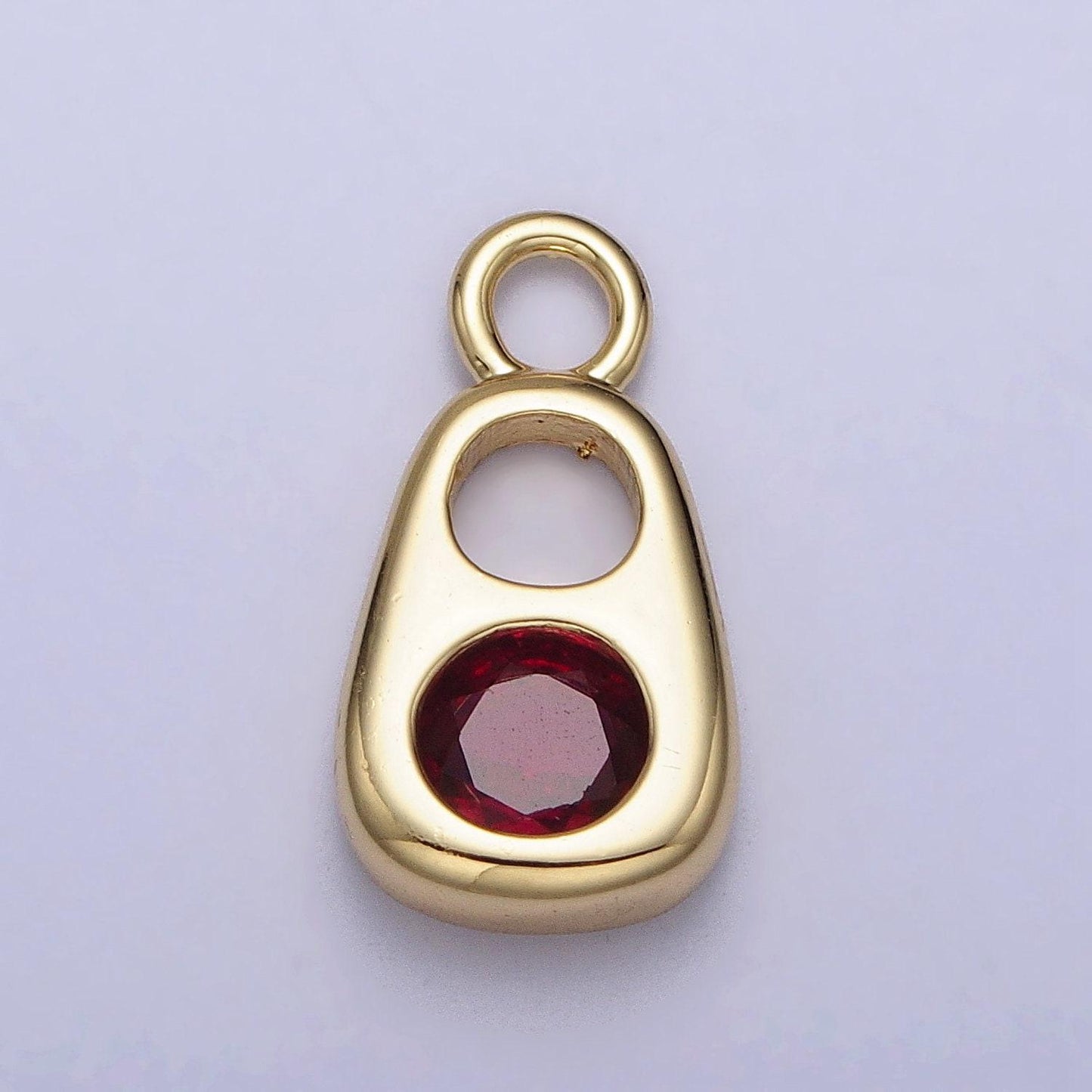14k gold filled soda tab, pull tab, can tab pendant charm for bracelet necklace wholesale pendants jewelry making craft supplies ac327