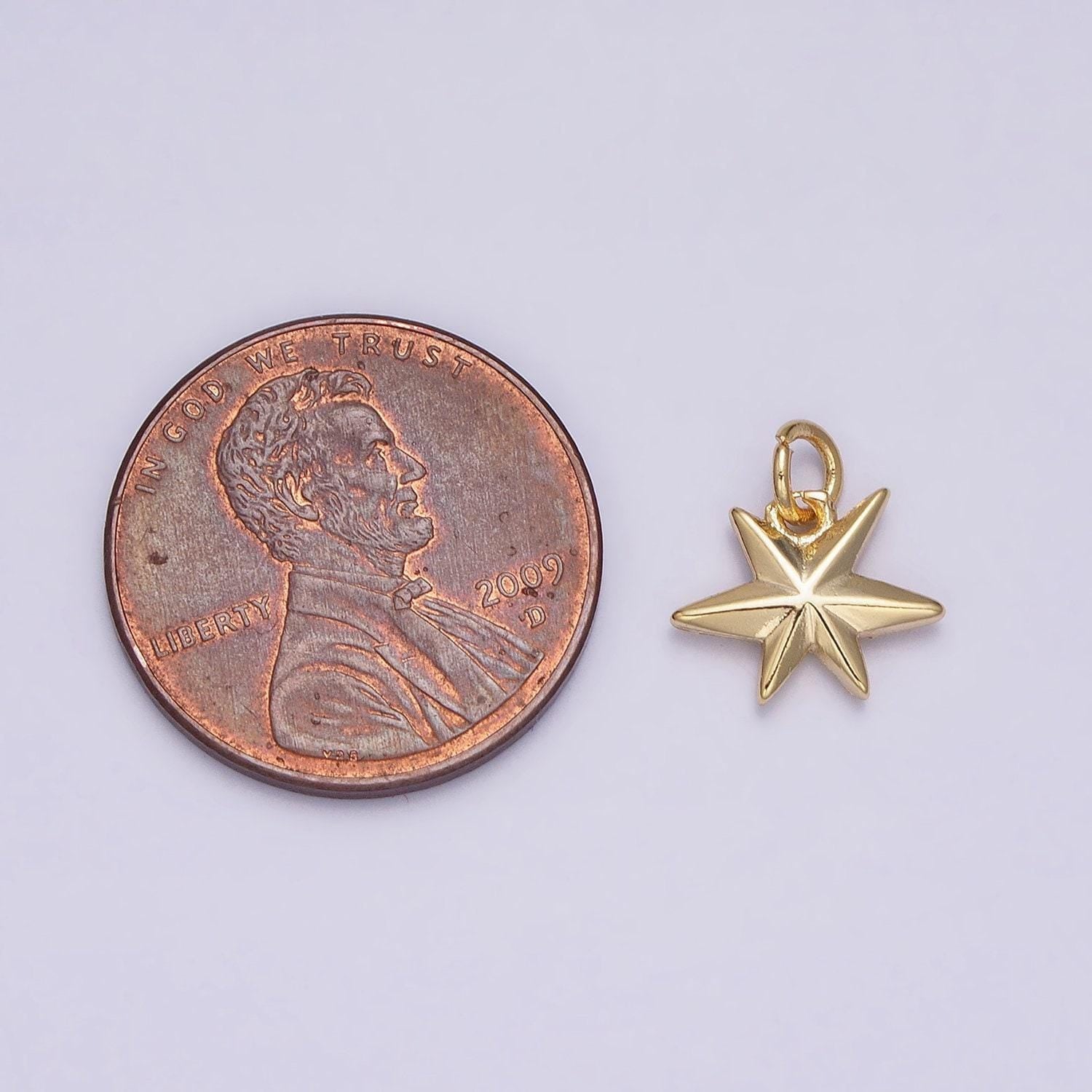 14k gold tiny starfish charms 11x10mm star fish charm for beach summer jewelry inspired ac1144