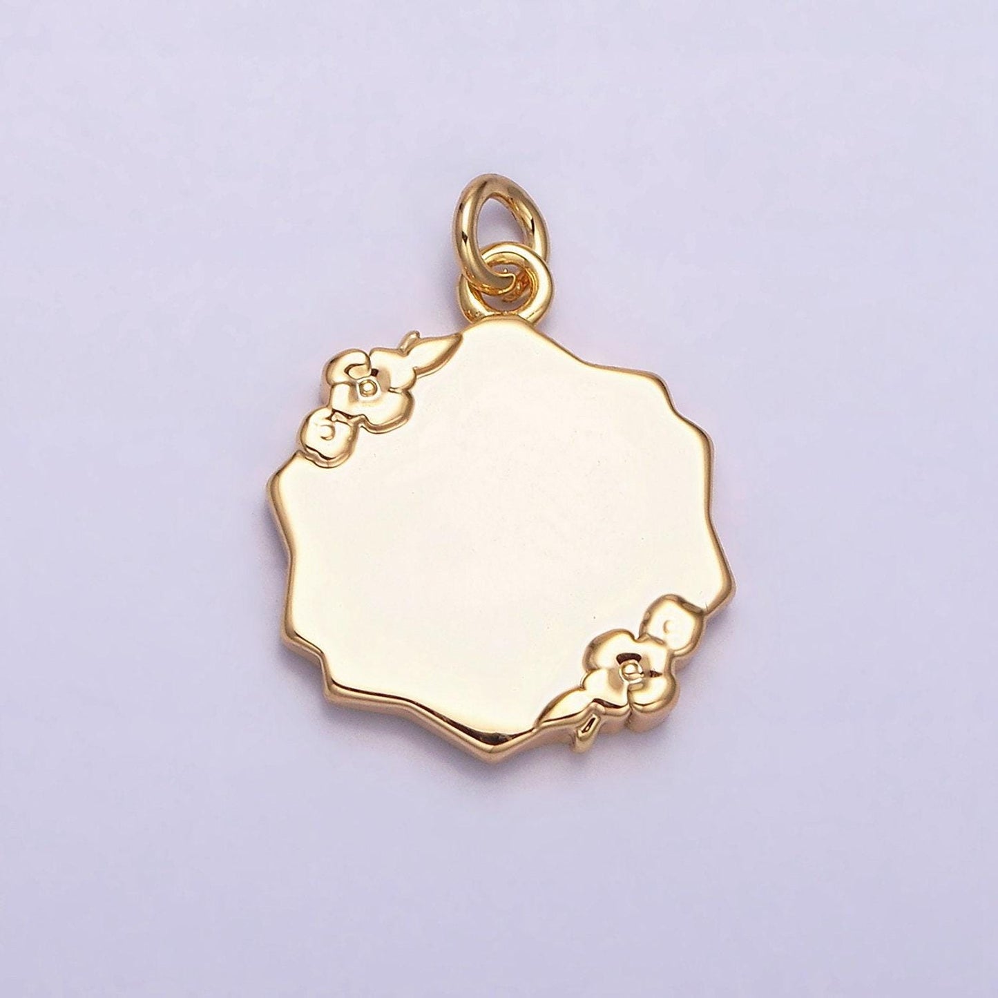 Gold footprint & handprint charms enamel baby kids foot print charm, baby hand print charm mothers days gift idea baby shower gift ac1111