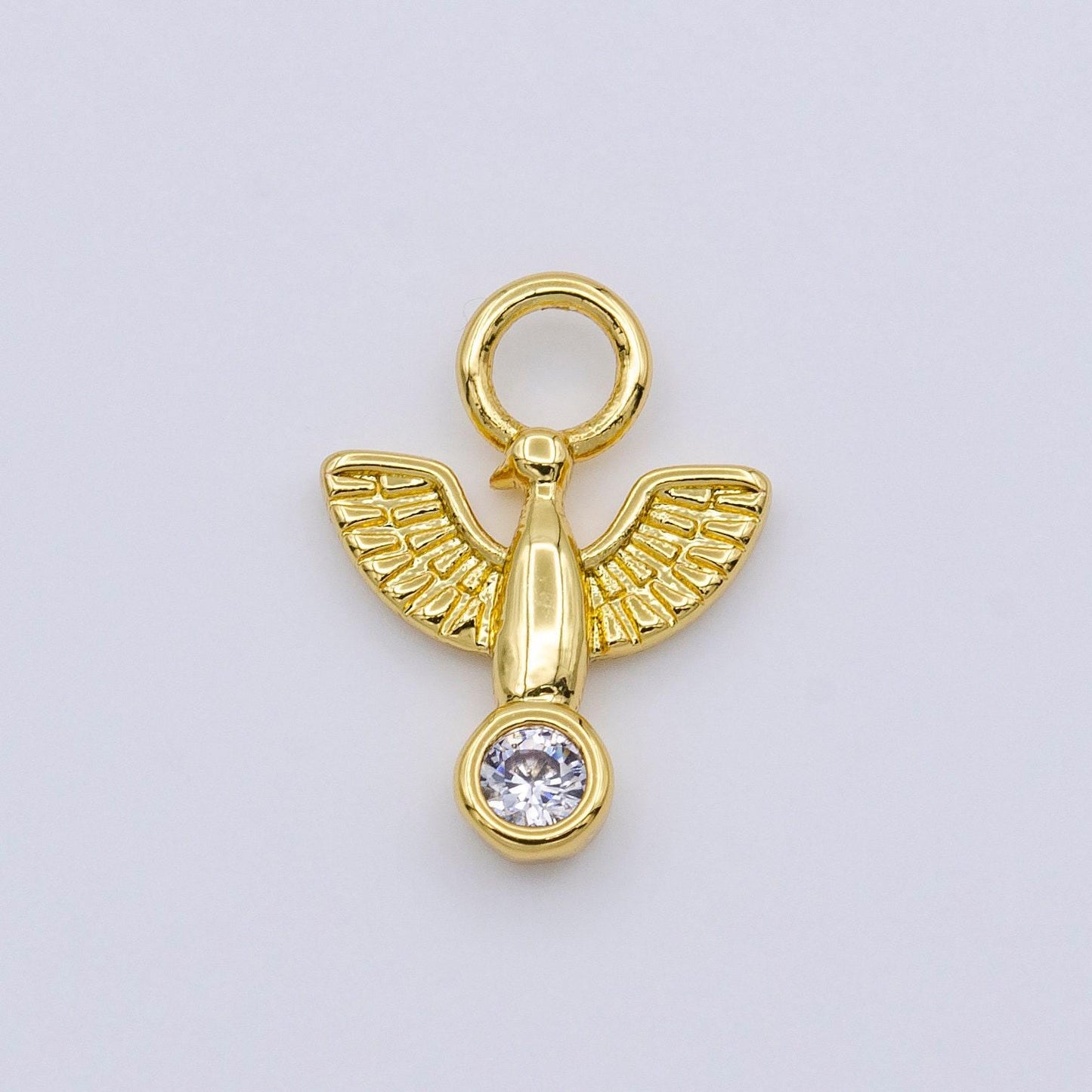 Silver tiny dove charm, bird charm for necklace ,earring, bracelet gold dove charm for add on pendant ac056