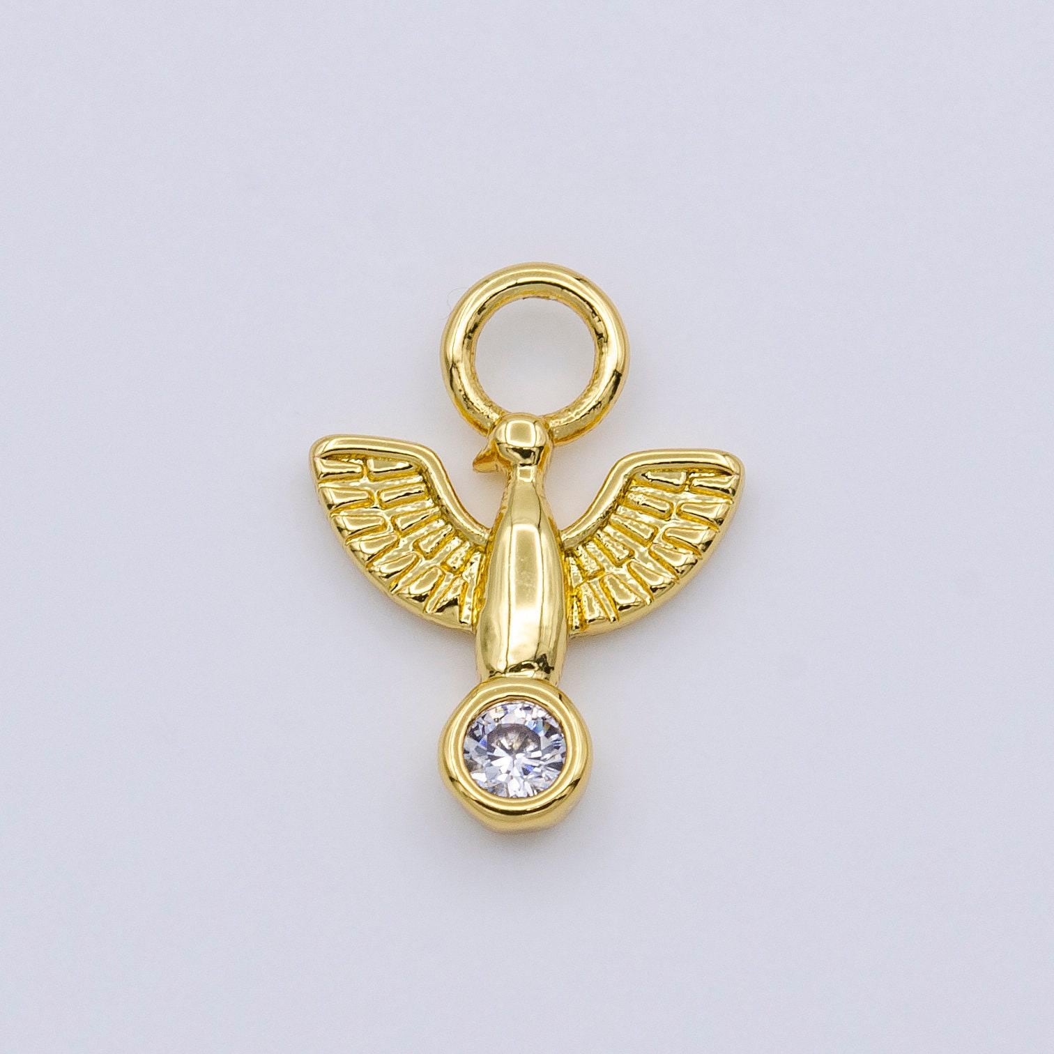 Silver tiny dove charm, bird charm for necklace ,earring, bracelet gold dove charm for add on pendant ac056