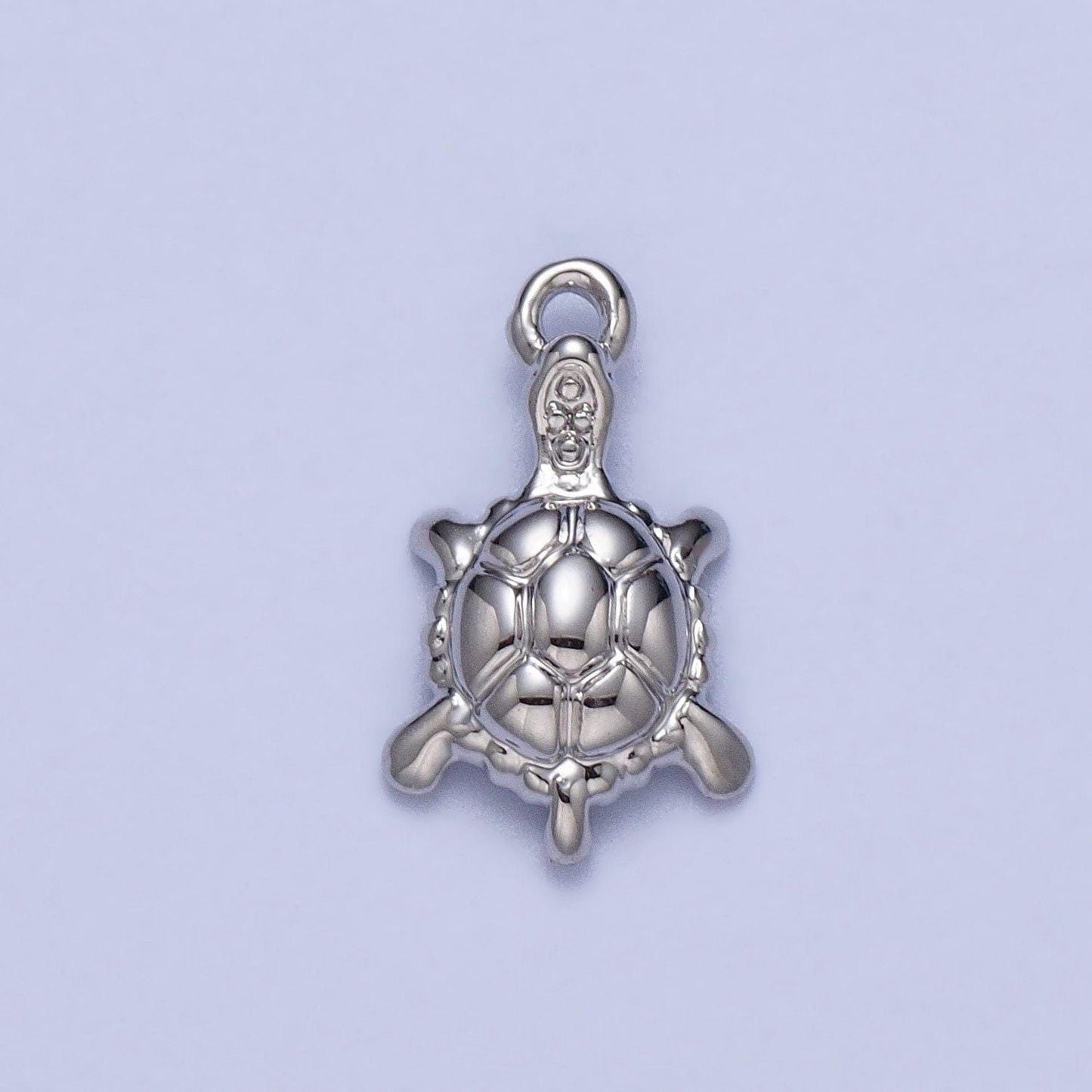 Mini gold small sea turtle charm silver tiny treasures beach cruise mermaid jewelry supplies ac042
