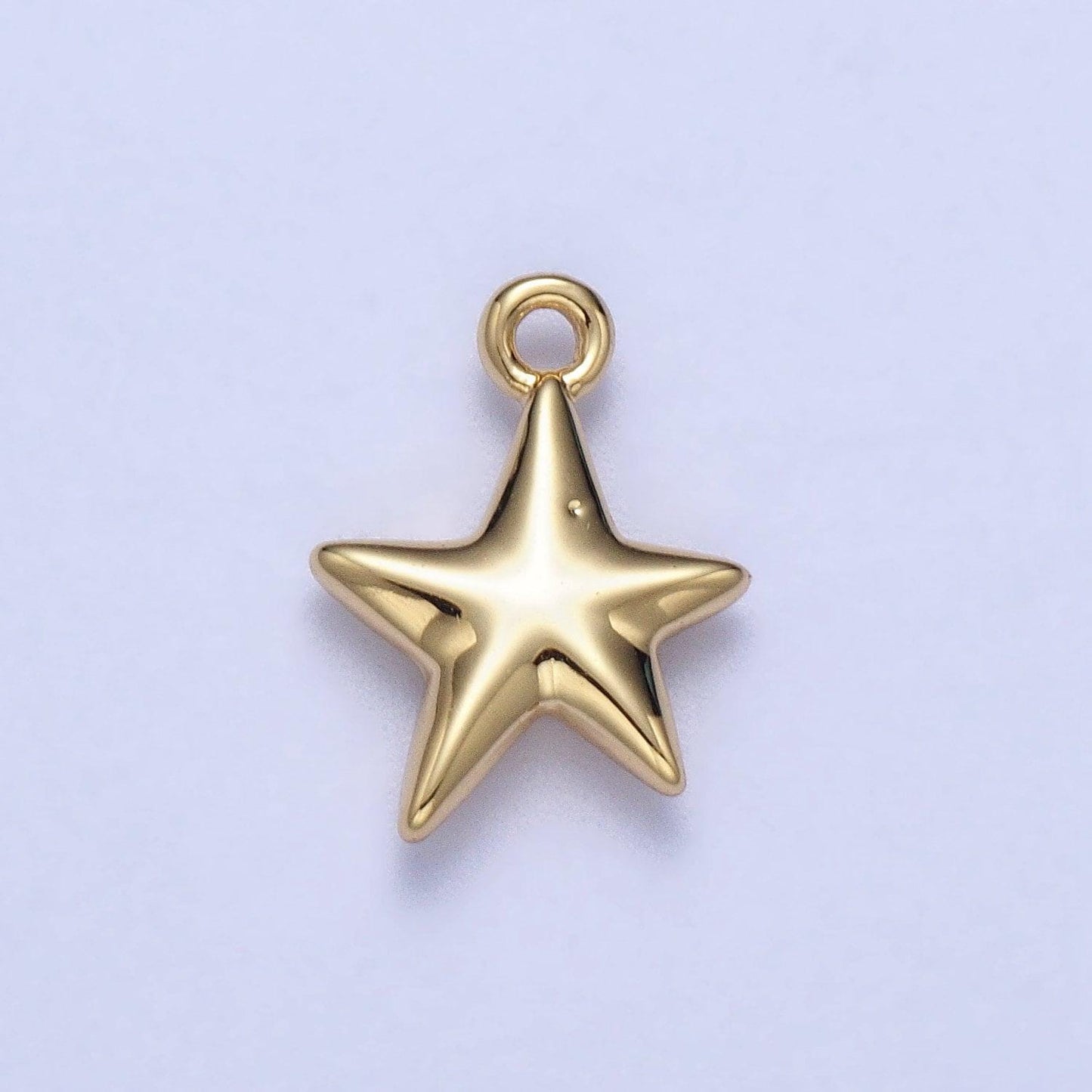 Mini gold star pendant lucky star charm for celestial jewelry accessories diy jewelry making ac036