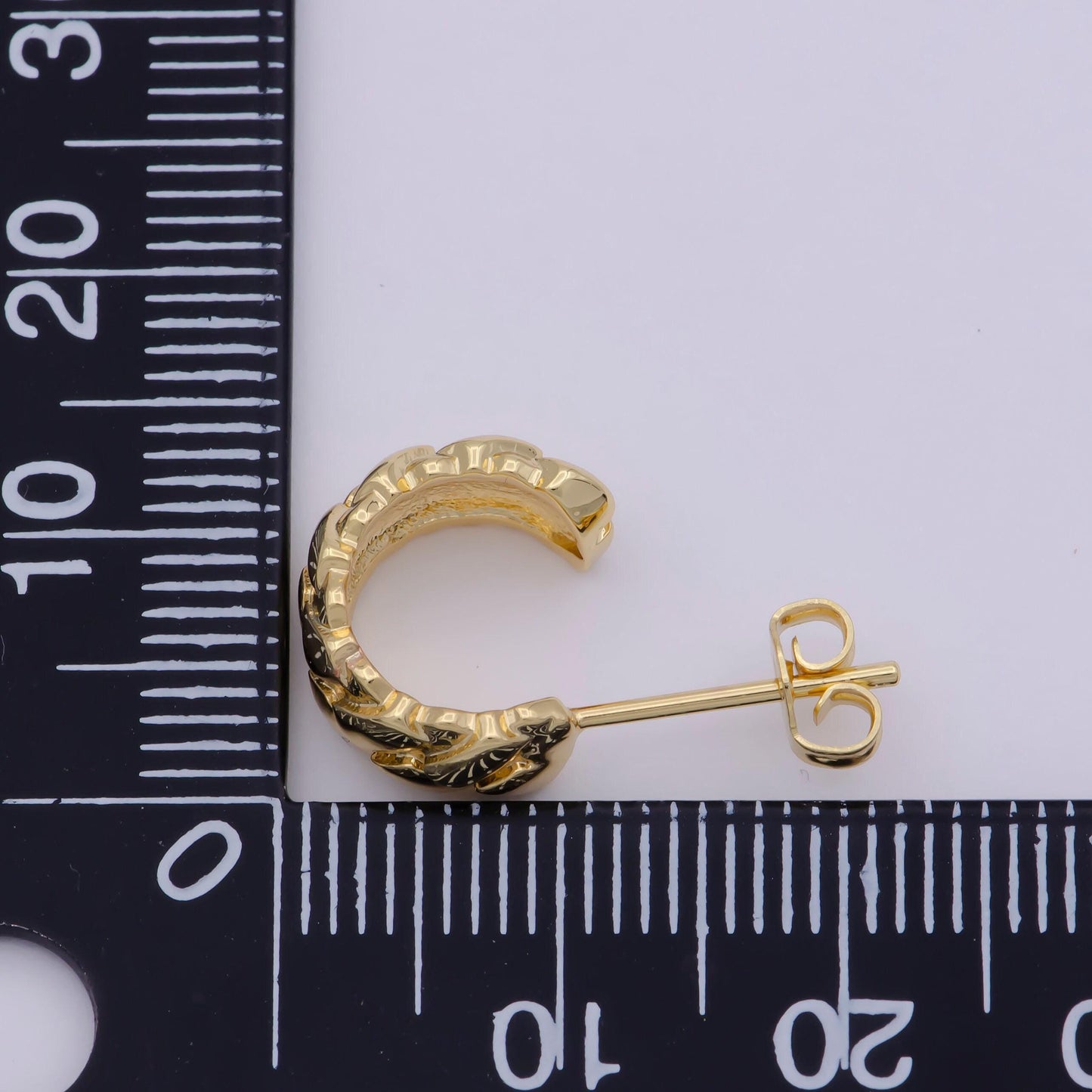 14k gold filled thick hoops - gold thick hoop earrings - chunky thick hoops - light weight hoops dome earring p088
