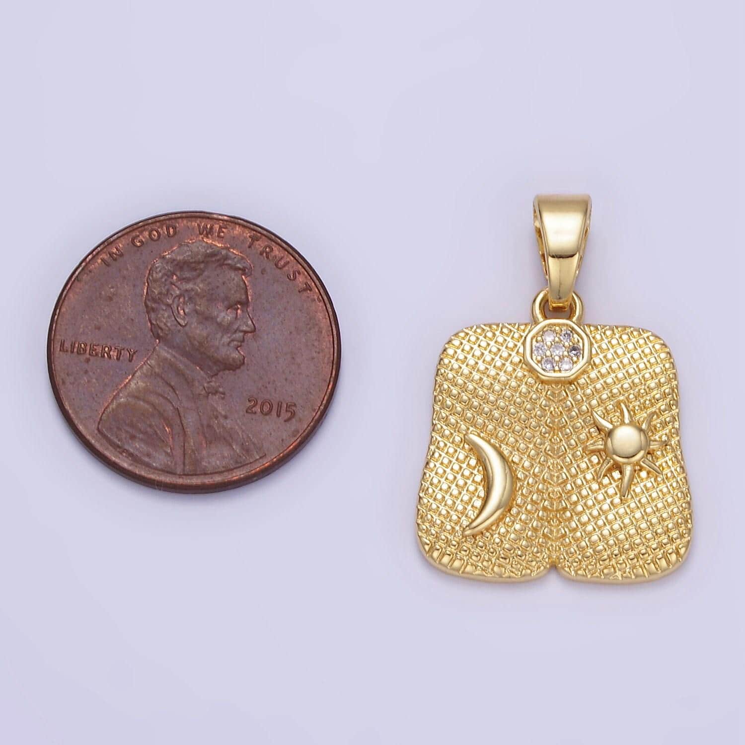 Gold cubic star charm starburst rustic pendant for bracelet necklace charm jewelry making supply aa1336