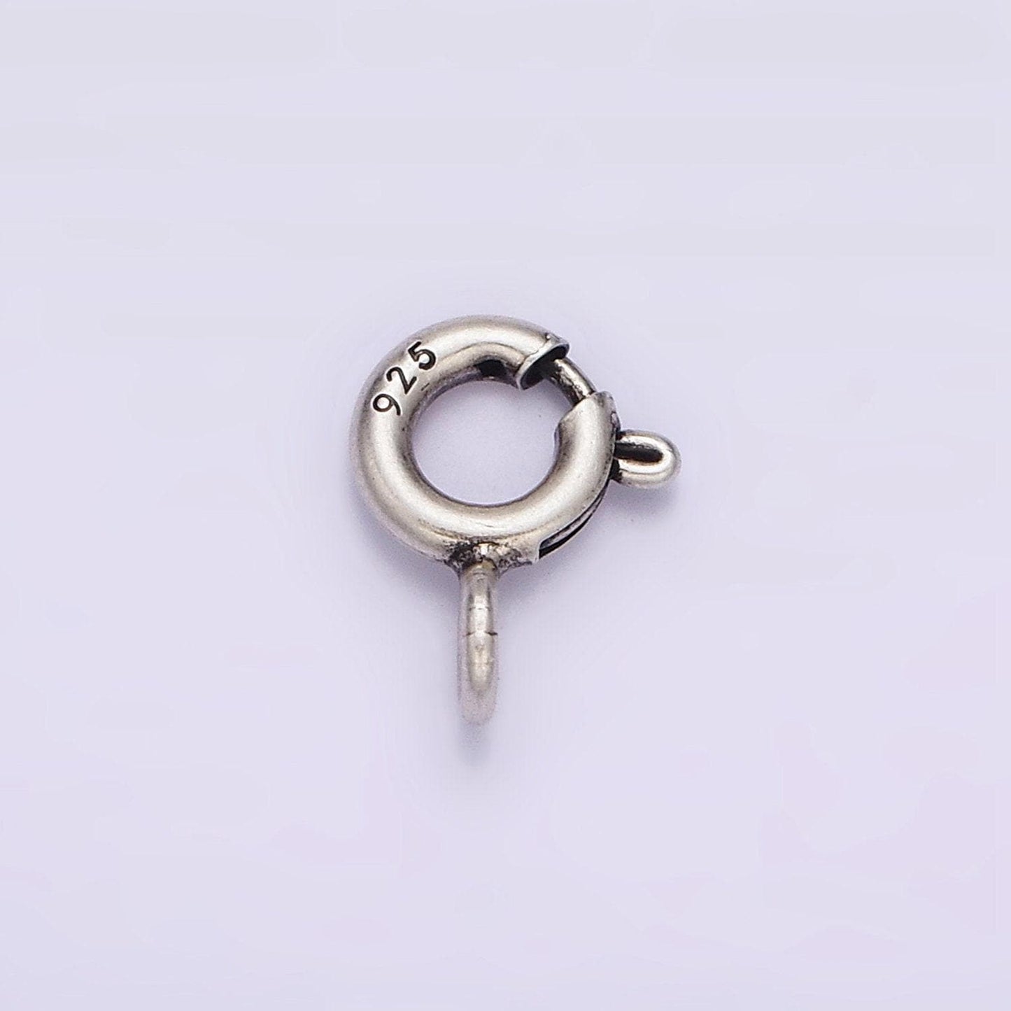 1x 925 sterling silver lobster clasp end clasp supply for jewelry making oxidized silver antique looking clasp sl-295 sl-296 sl-297