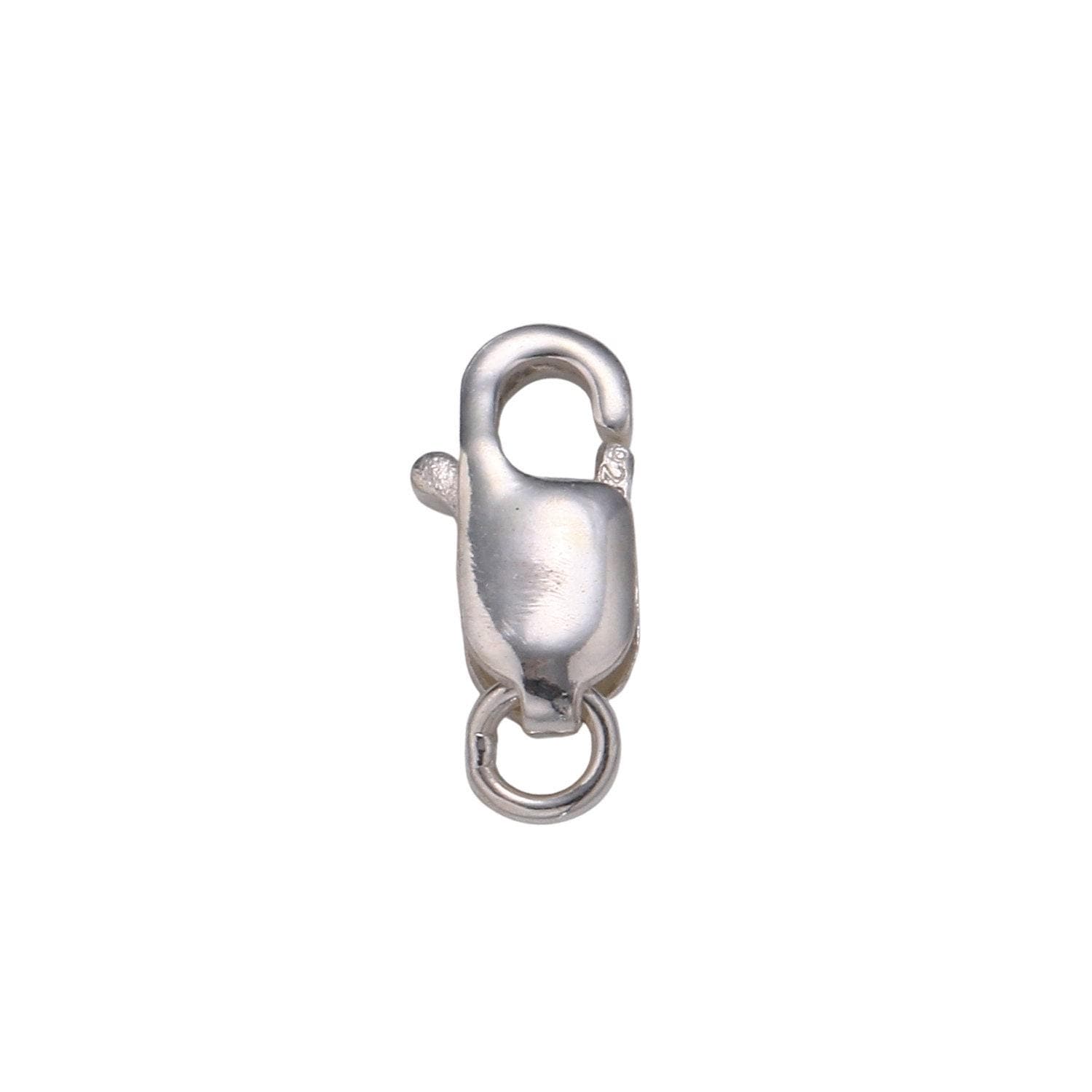 1 pc 925 sterling silver different size available lobster clasp,lobster claw for jewelry making, size optional, sl-239-243