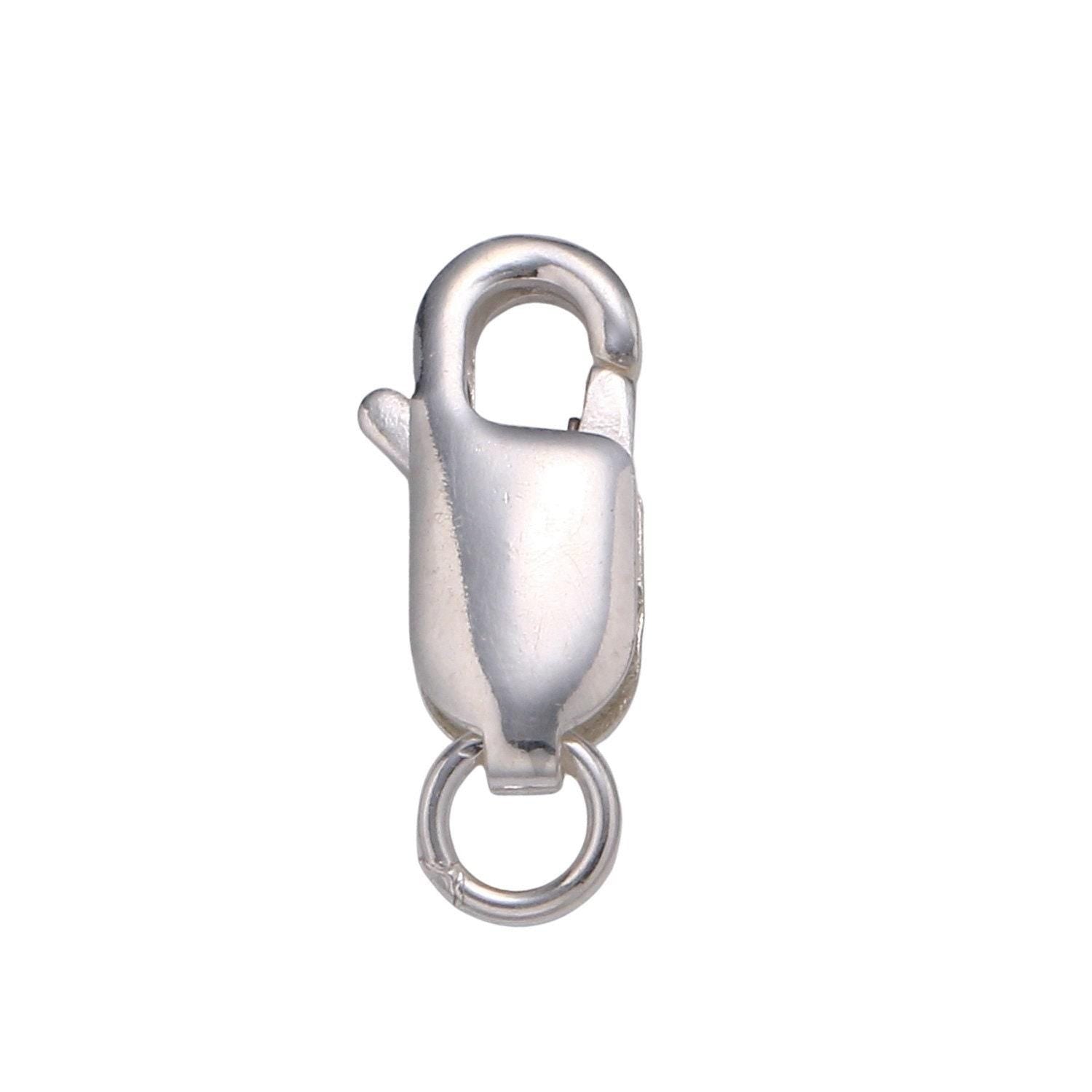 1 pc 925 sterling silver different size available lobster clasp,lobster claw for jewelry making, size optional, sl-239-243