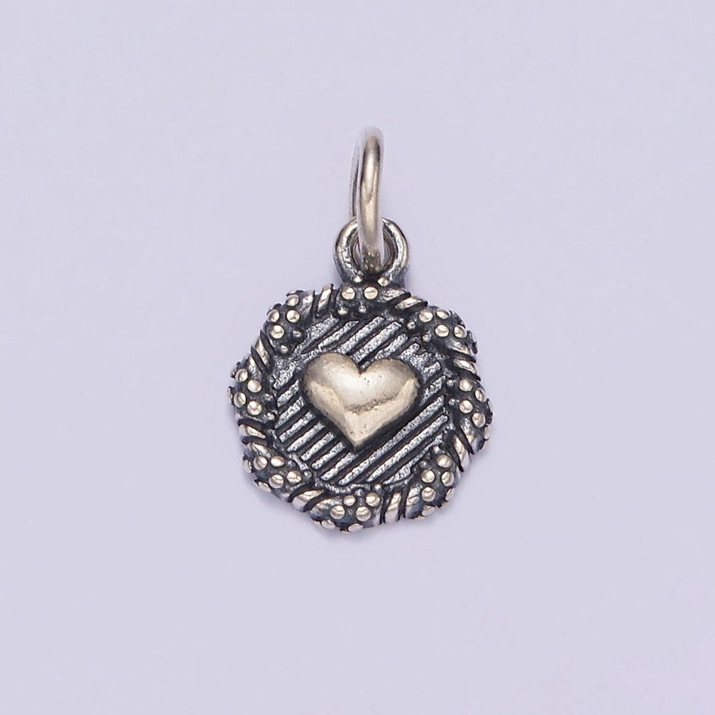 S925 sterling silver heart charm | sl-356
