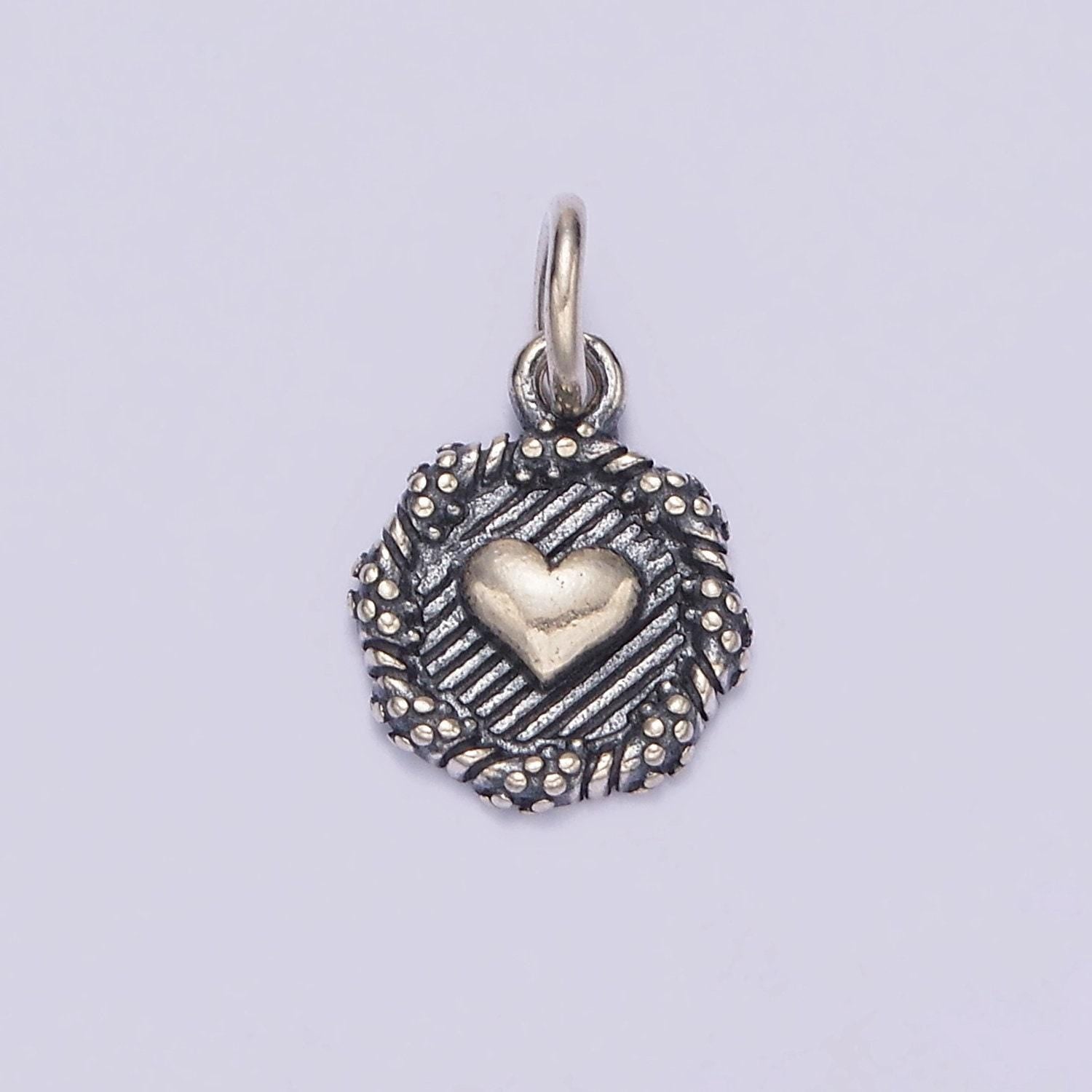 S925 sterling silver heart charm | sl-356
