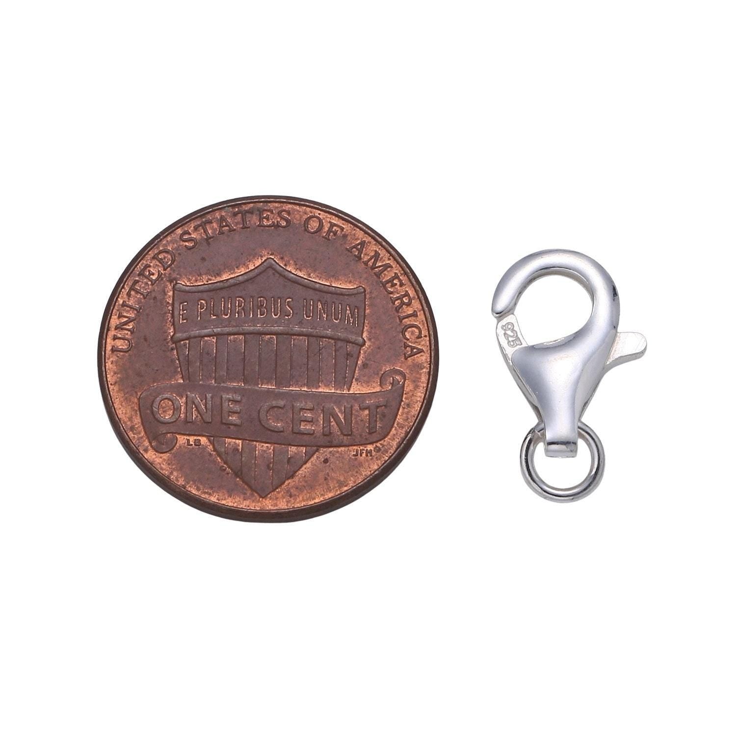 1 pc 925 sterling silver lobster clasp, lobster claw for jewelry making sl-246