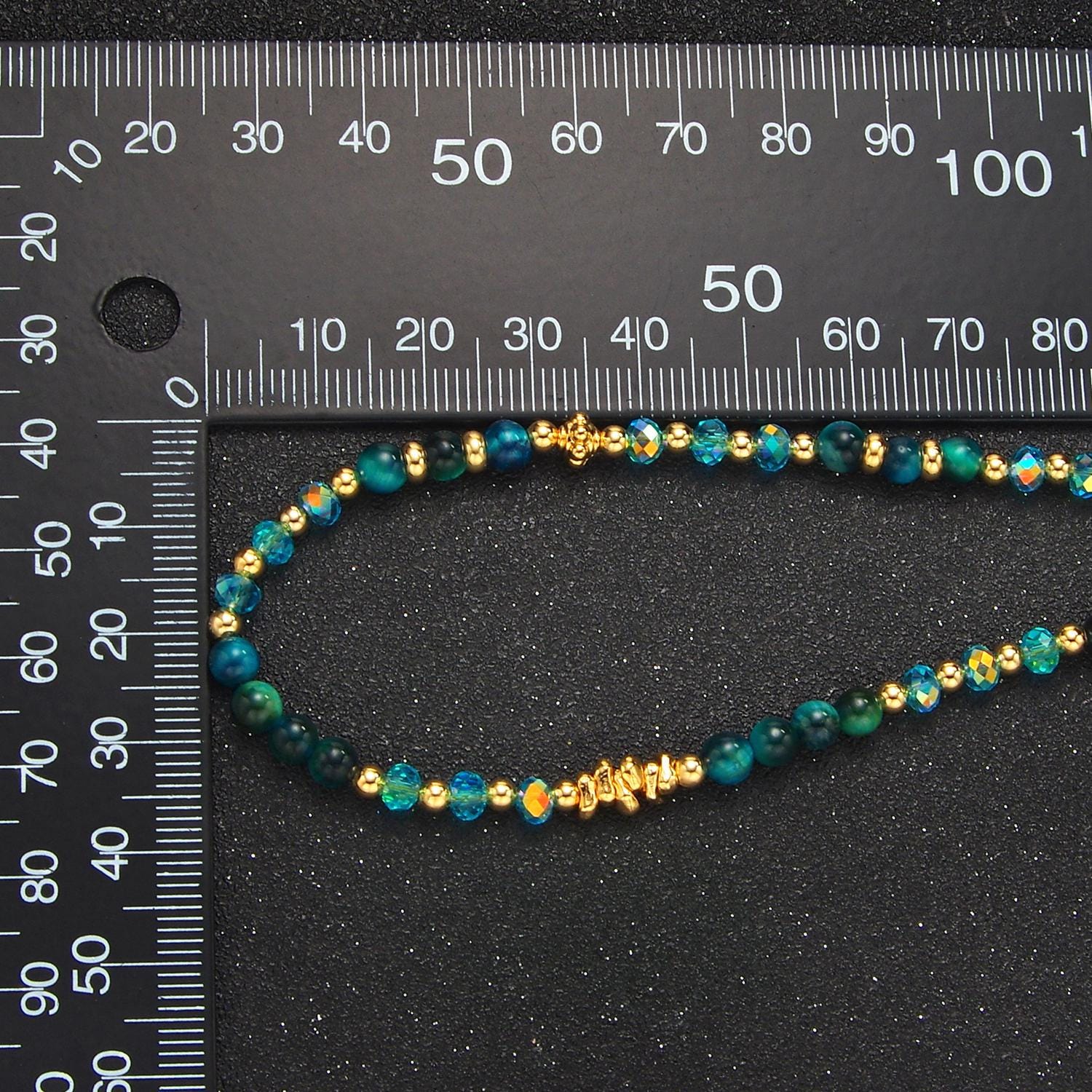 Multifaceted gemstone 14k gold filled beaded necklace | wa-2651 - wa-2654