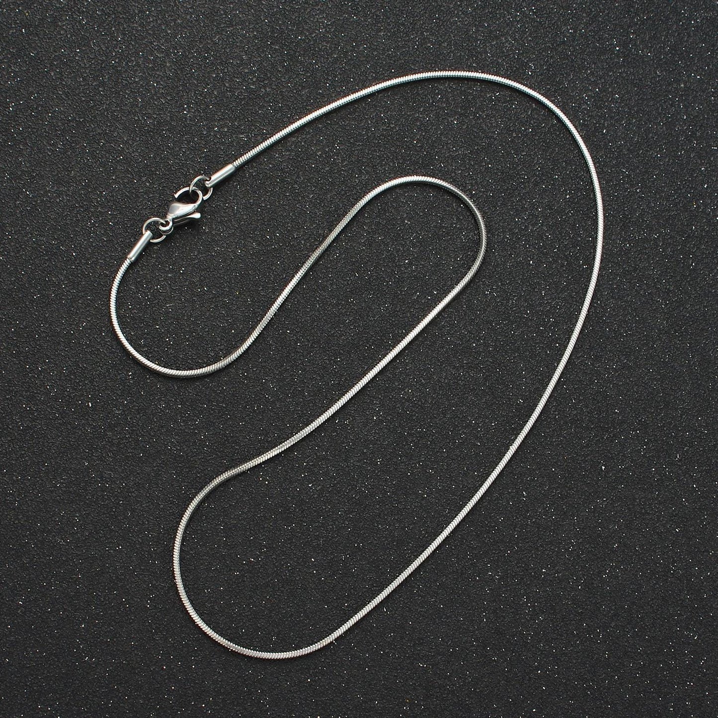 18 inch snake chain stainless steel necklace in gold & silver | wa-2596 wa-2597