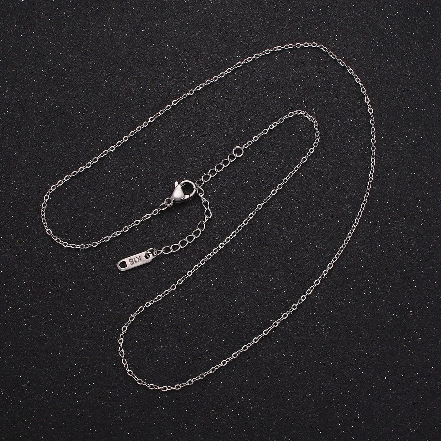 Dainty gold stainless steel 1.2mm cable chain 18 inch layering minimalist necklace with extender | wa-2476