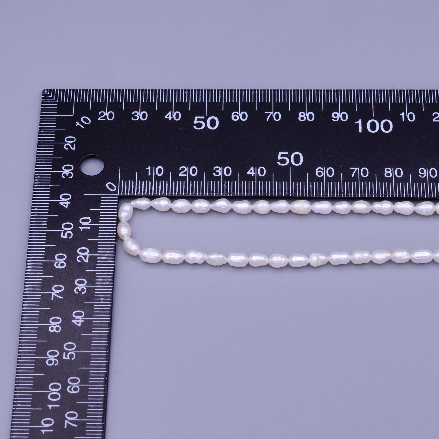 Grade aaa high quality natural freshwater baroque seed nugget keshi pearl beads - white approx. 4mm length full strand, wa-1662