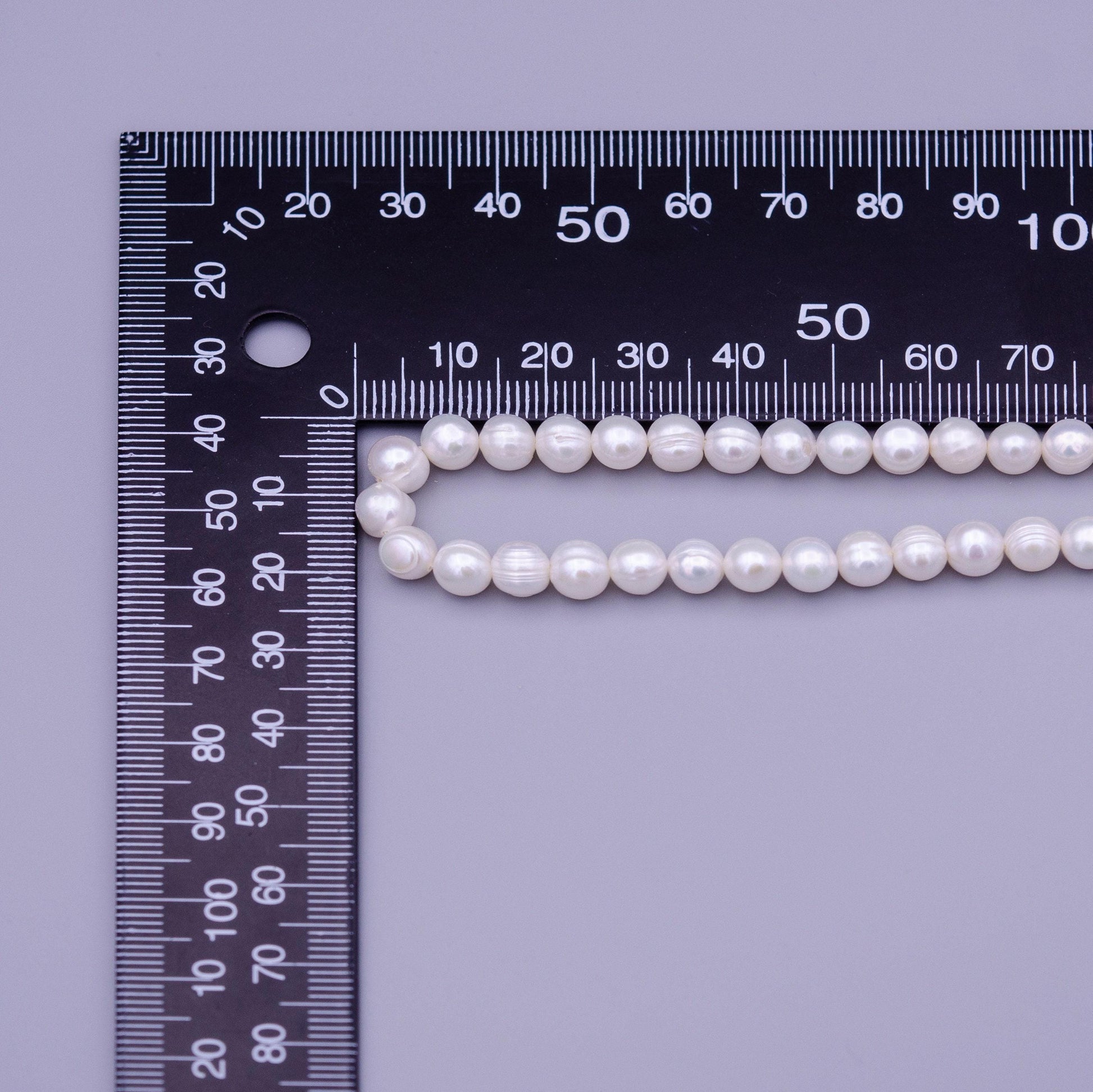 6.2mm aaa natural white round freshwater pearls 65pcs full strand wholesale pearl for wedding jewelry | wa-1319