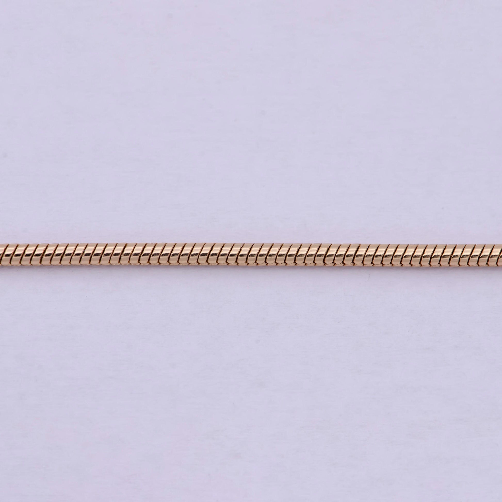 Rose gold omega necklace, 18k gold filled 1.8mm width finished chain, layering 19.7 inch omega necklace with lobster clasps | wa-618