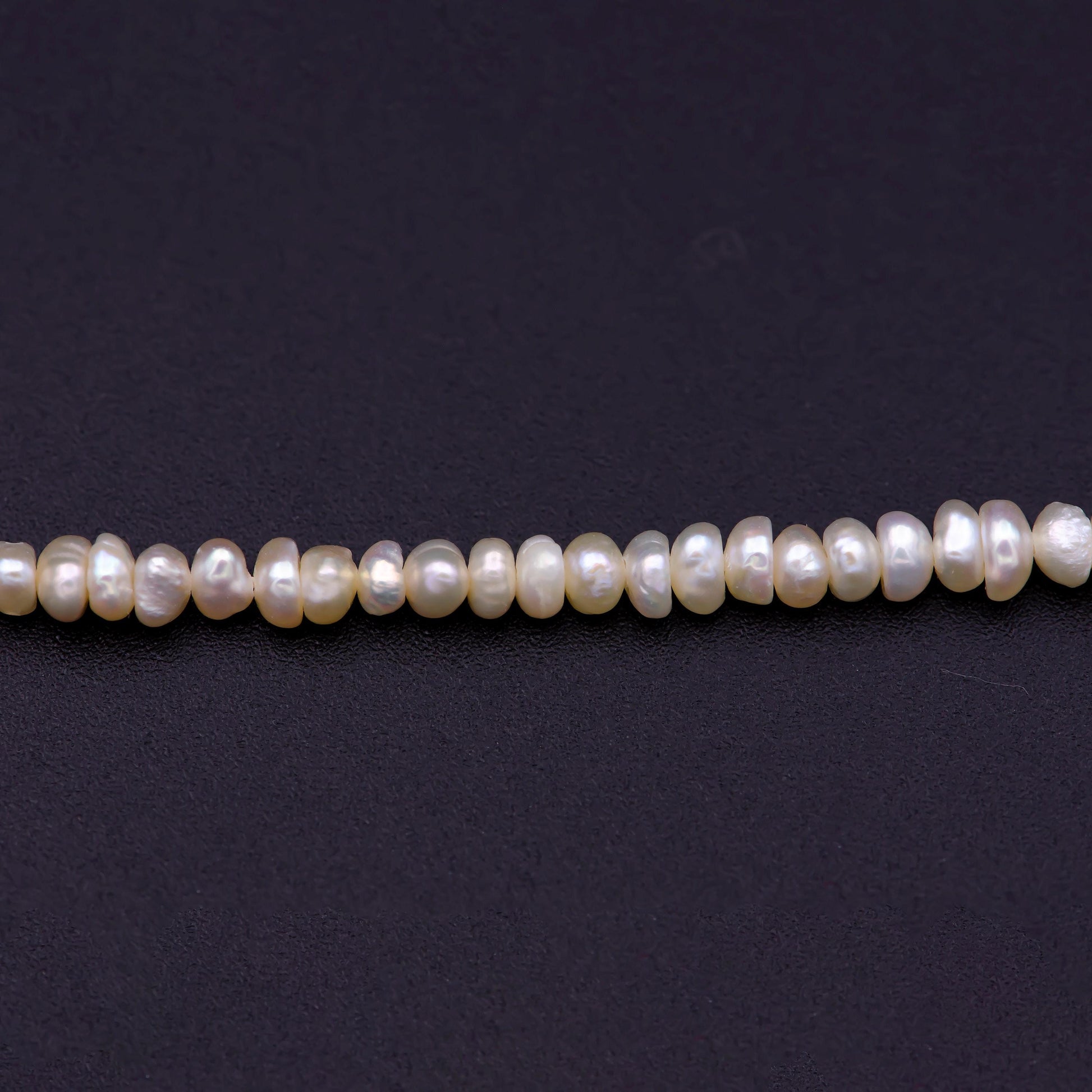 2.9mm-3.8mm white potato freshwater pearls,seed pearl,small size pearl, genuine pearl bead strand supply for jewelry making wa-570