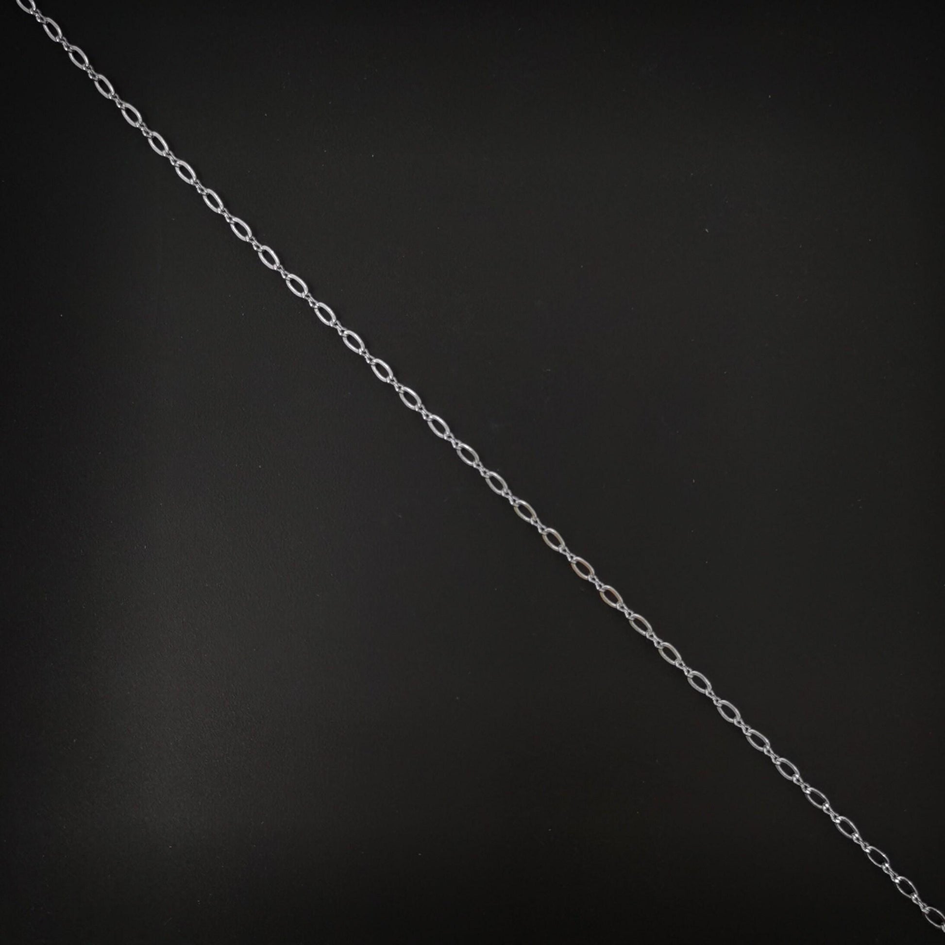 1pc 16" white gold figure 8 rolo chain,2.5 mm figure 8 chain with spring clasp, fancy chain necklace, great quality, jewelry supplies,wa 488
