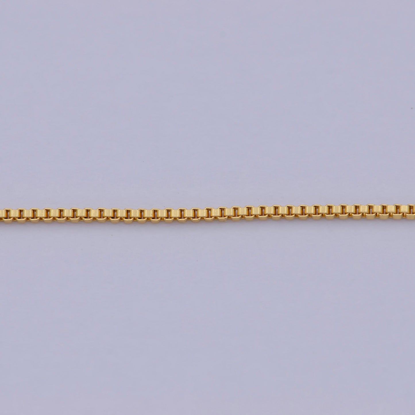 1pc 23.5'' ready to wear gold square box chain necklace, layering dainty box chain for jewelry making with pendant charm ,wa- 470