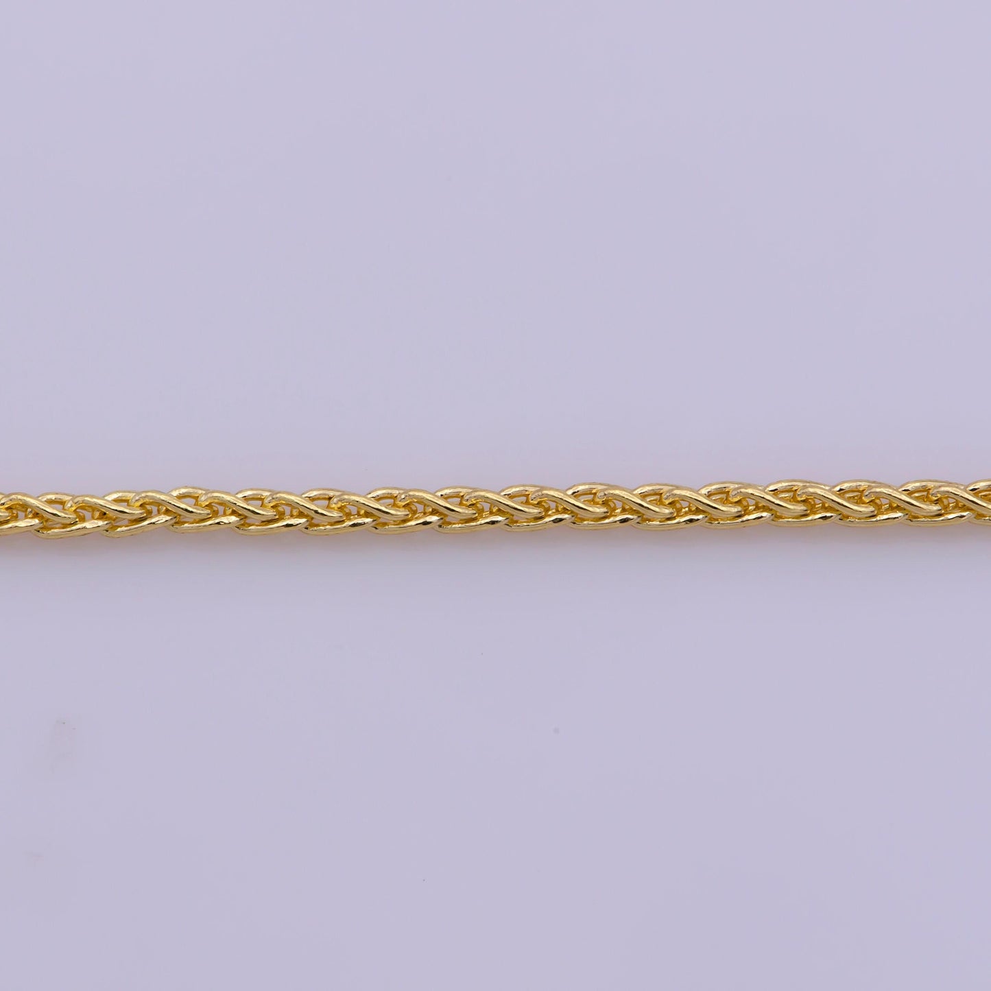 1pc 17.5'' ready to use gold intertwined necklace chain, twisted chain dainty necklace, unique for pendant charm necklace making, wa-379