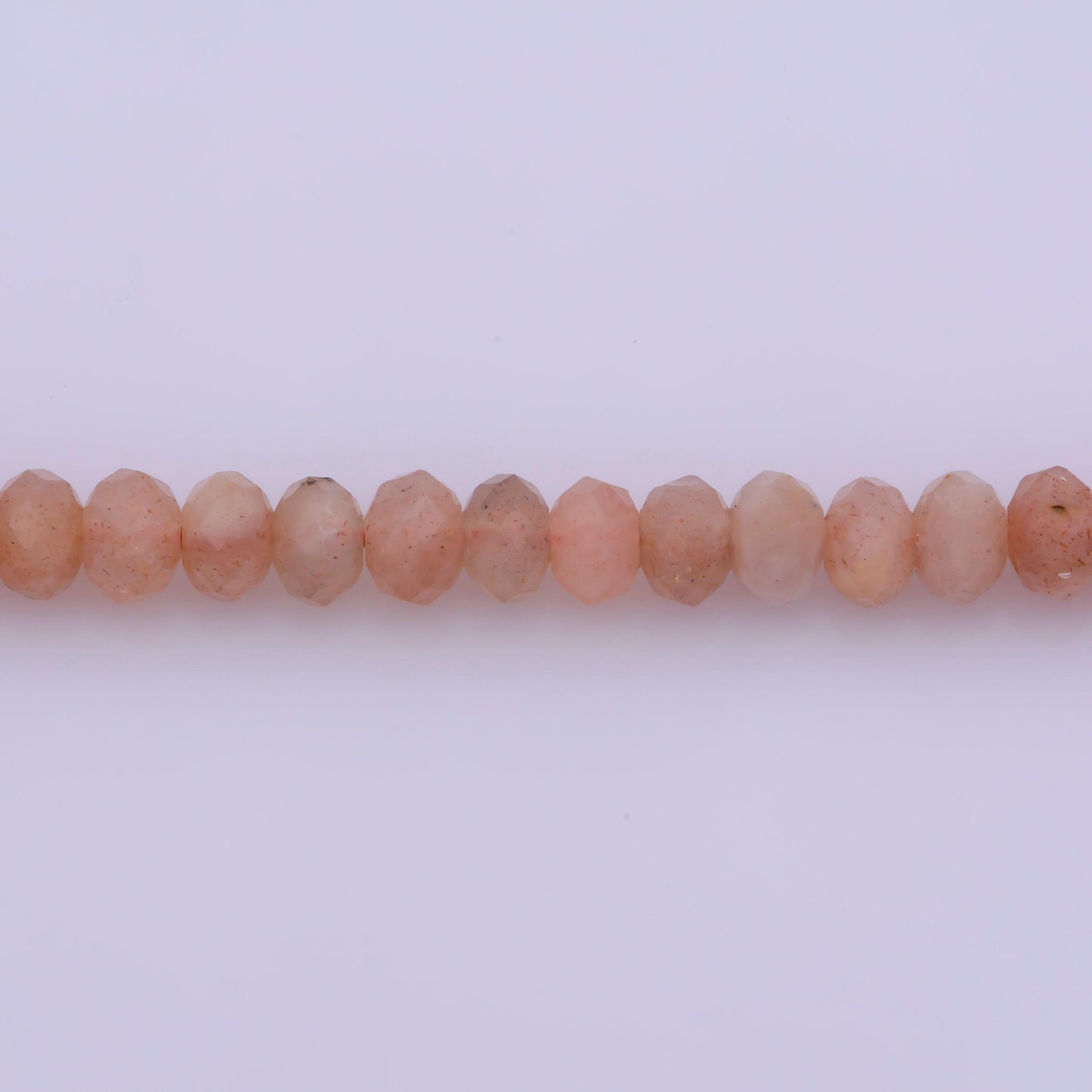 Dainty pink rose quartz necklace pink gemstone minimalist jewelry beaded healing stone necklace with lobster clasp wa-259