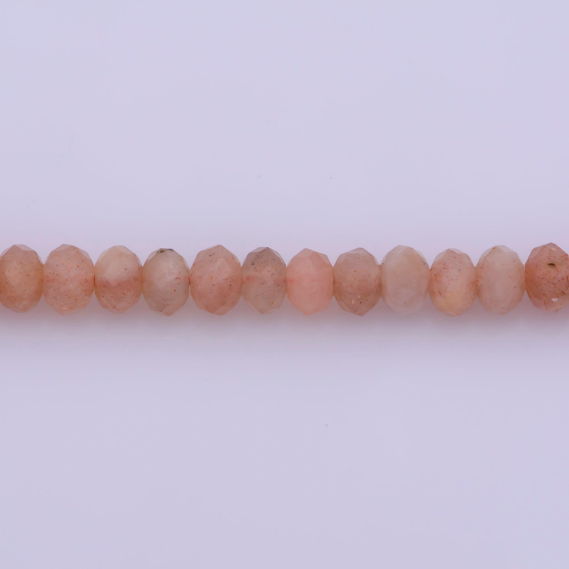 Dainty pink rose quartz necklace pink gemstone minimalist jewelry beaded healing stone necklace with lobster clasp wa-259
