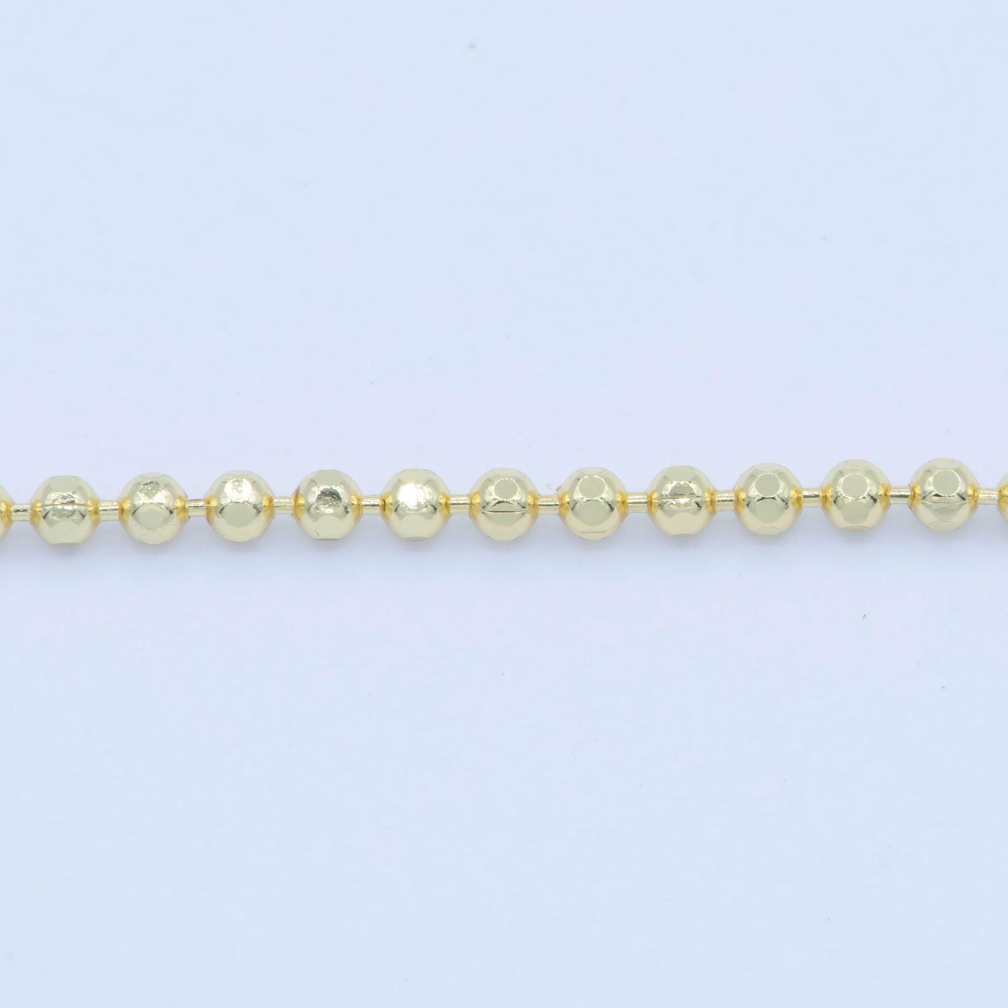 1pc 17.5'' ready to use gold bead necklace chain, layering beaded chain, dainty beaded necklace, for chain necklace, wa-234