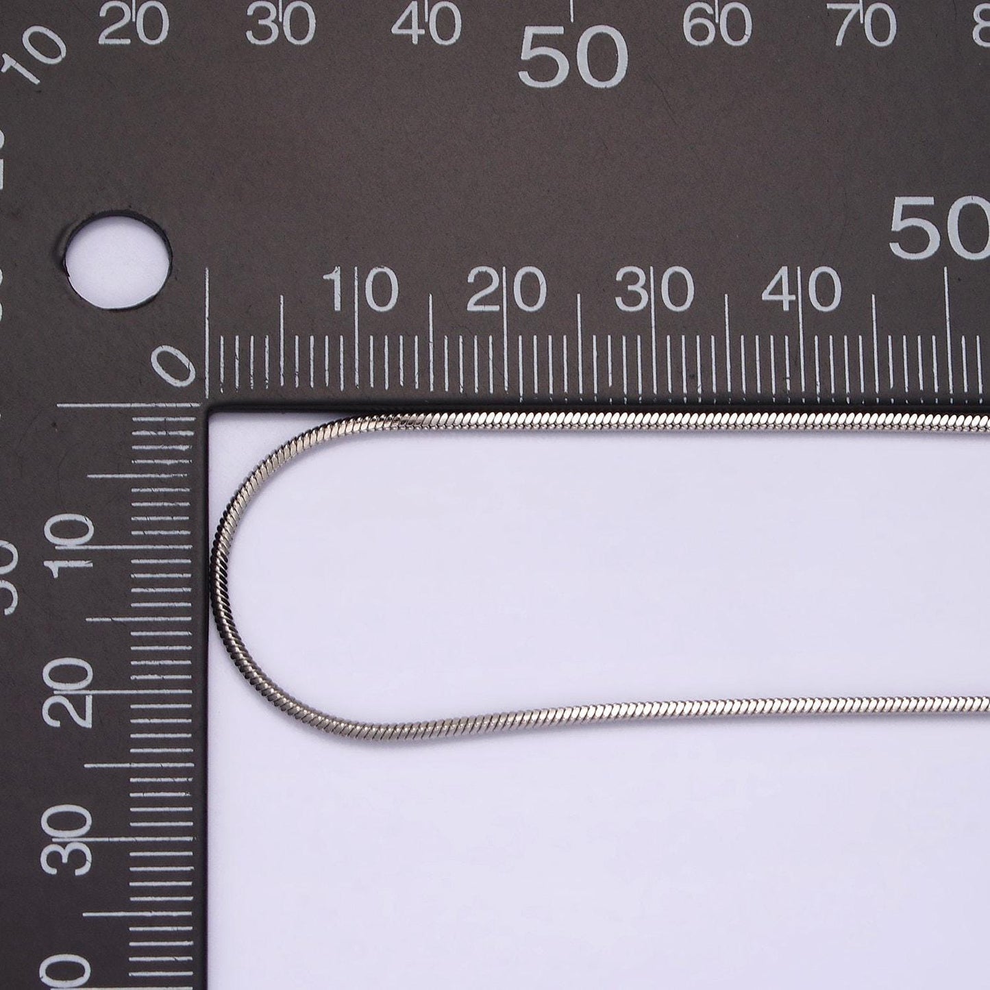Stainless steel 1.2mm dainty cocoon omega 20 inch layering chain necklace | wa-2268