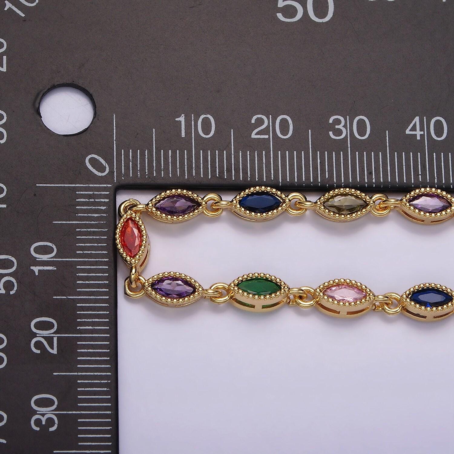 Gold necklace colorful necklace cz stone necklace 14k gold filled cubic eye oval necklace dainty necklace gift for her wa2240