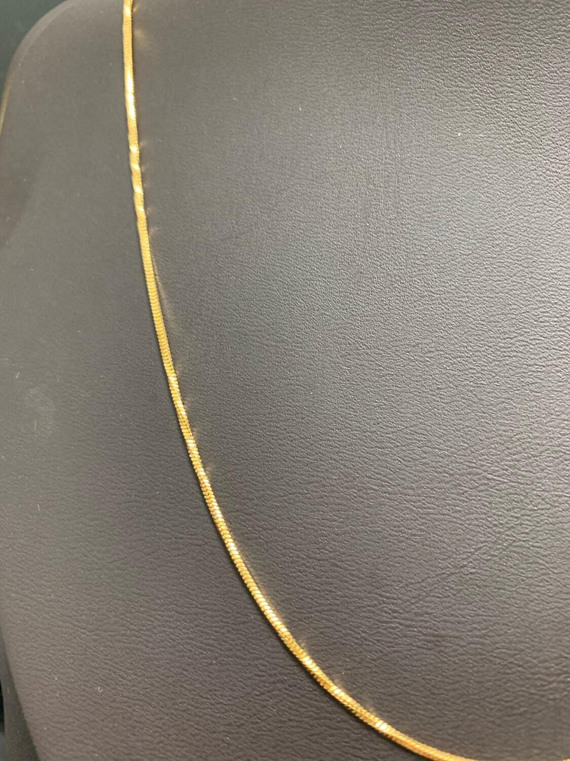 1pc 18.5'' ready to wear gold twisted sequence square box chain necklace, layering dainty box chain for jewelry making pendant charm, wa219