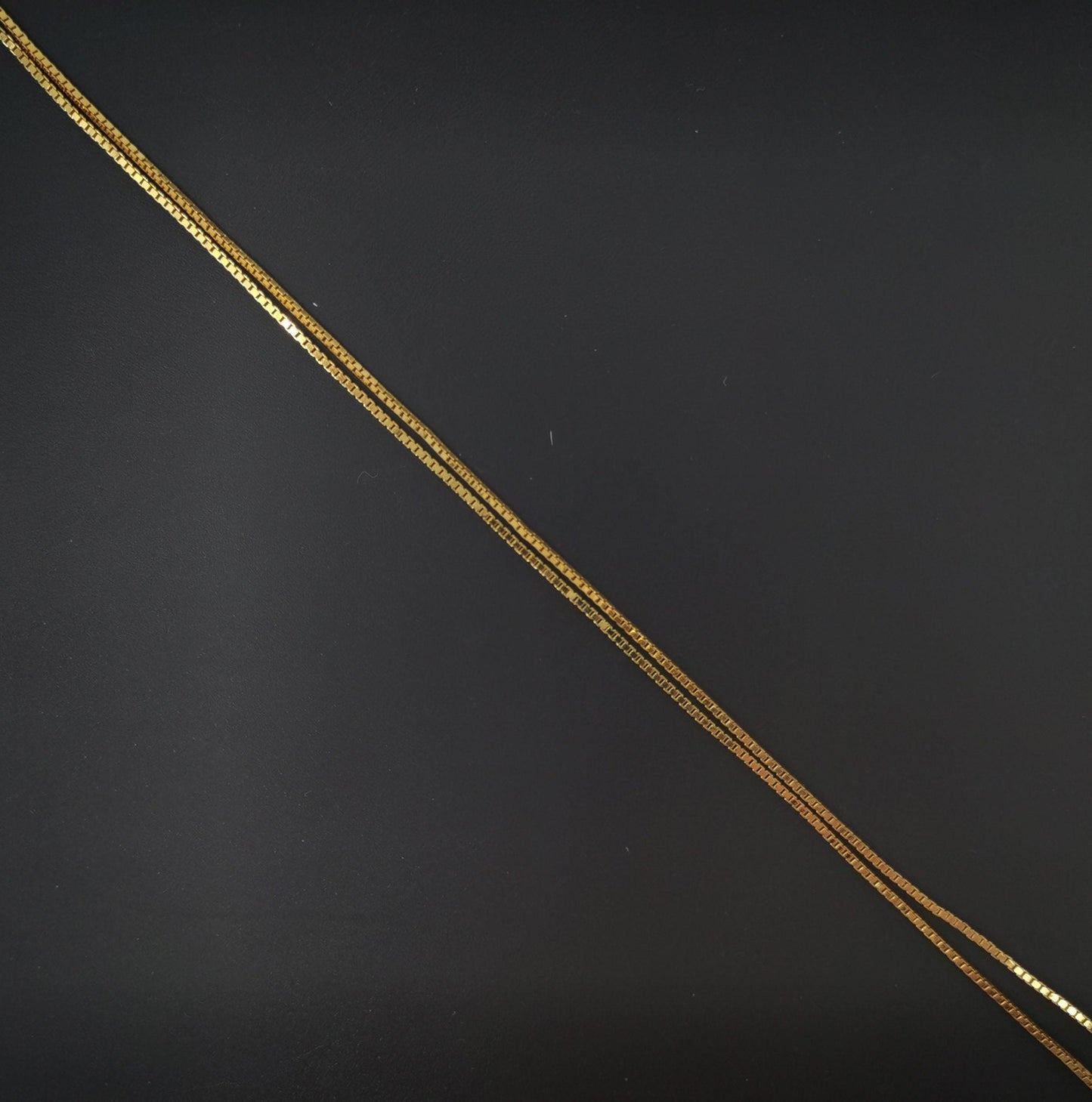 1pc 19.7'' ready to wear gold square box chain necklace, layering dainty box chain for jewelry making with pendant supply wa215
