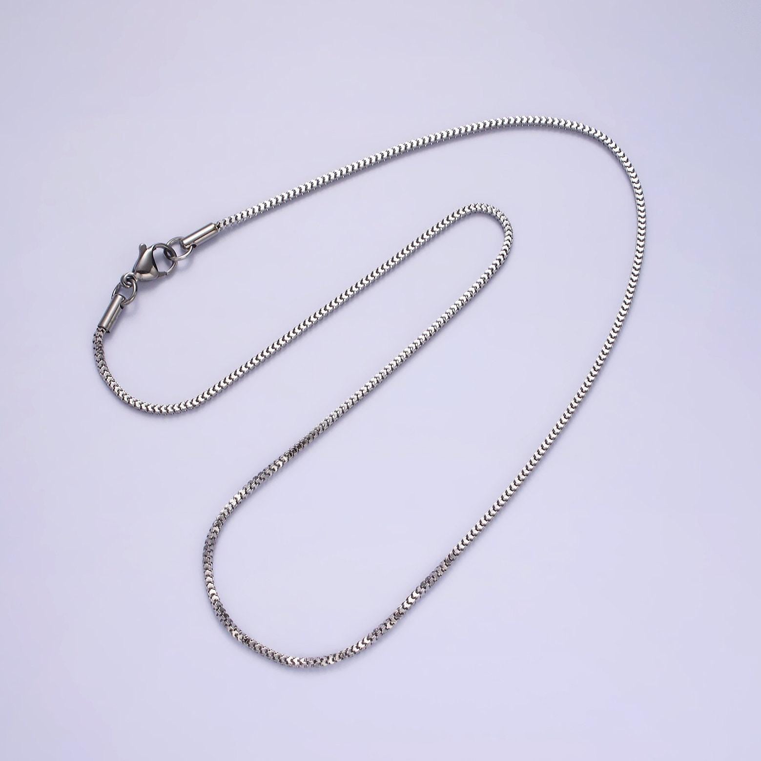 18.5 inch stainless steel rope chain for wholesale chains and jewelry making supplies findings wa2113