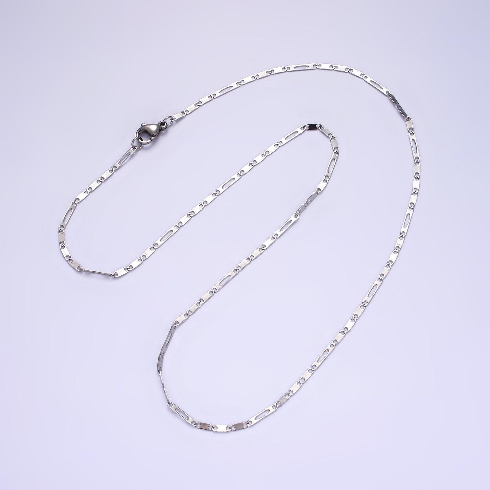 18 inch stainless steel flat anchor mariner chain for wholesale chains and jewelry making supplies findings wa2112