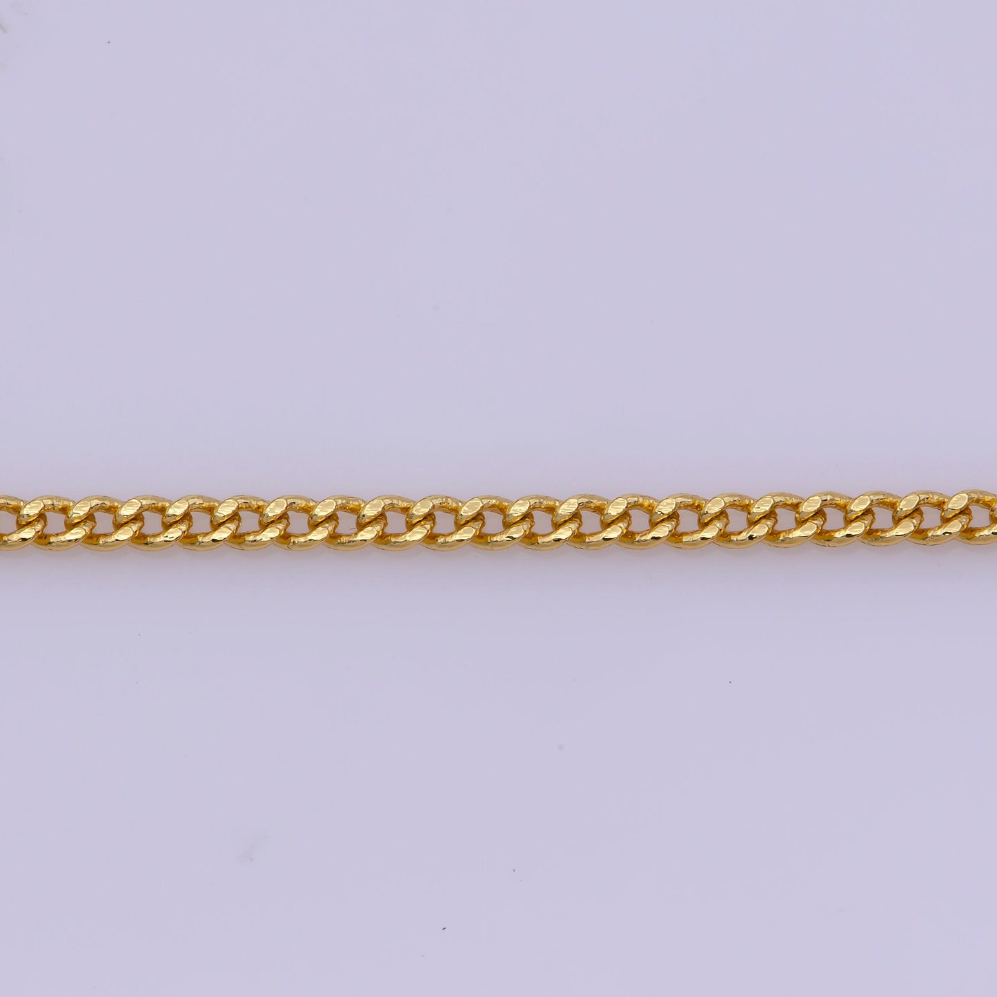 1pc 23.6'' ready to use gold cuban curb necklace chain, layering curb chain dainty necklace,for pendant charm necklace making, wa-206