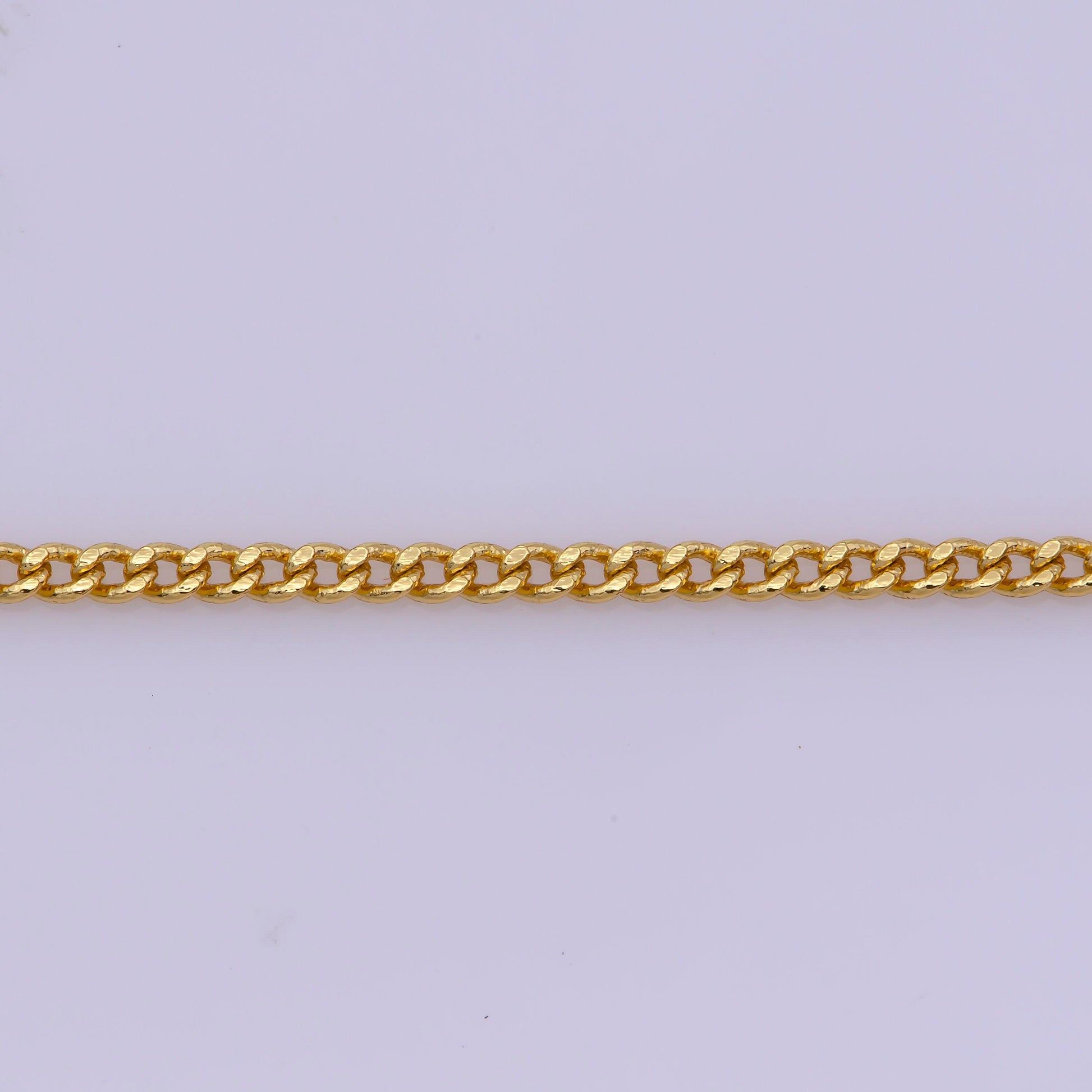 1pc 23.6'' ready to use gold cuban curb necklace chain, layering curb chain dainty necklace,for pendant charm necklace making, wa-206
