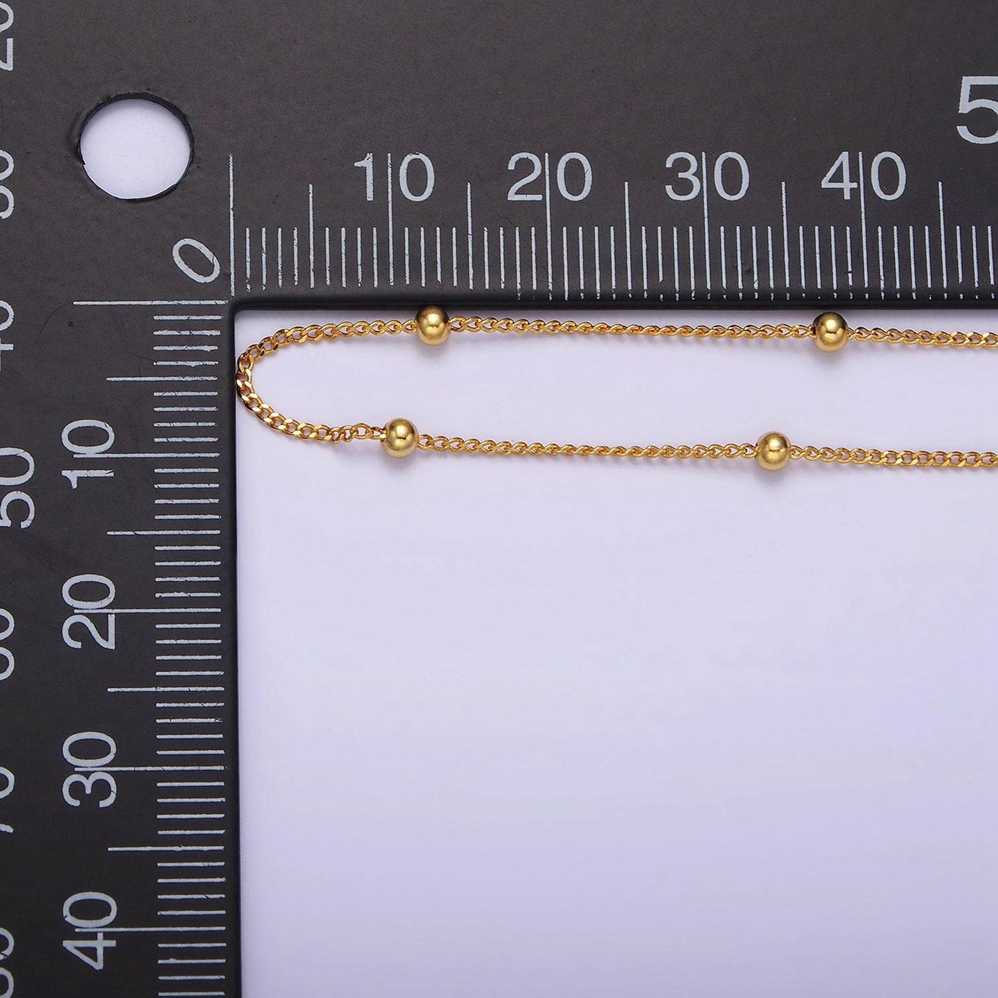 16k gold vermeil s925 sterling silver 2.3mm satellite 15.5 inch choker chain necklace | wa-1951