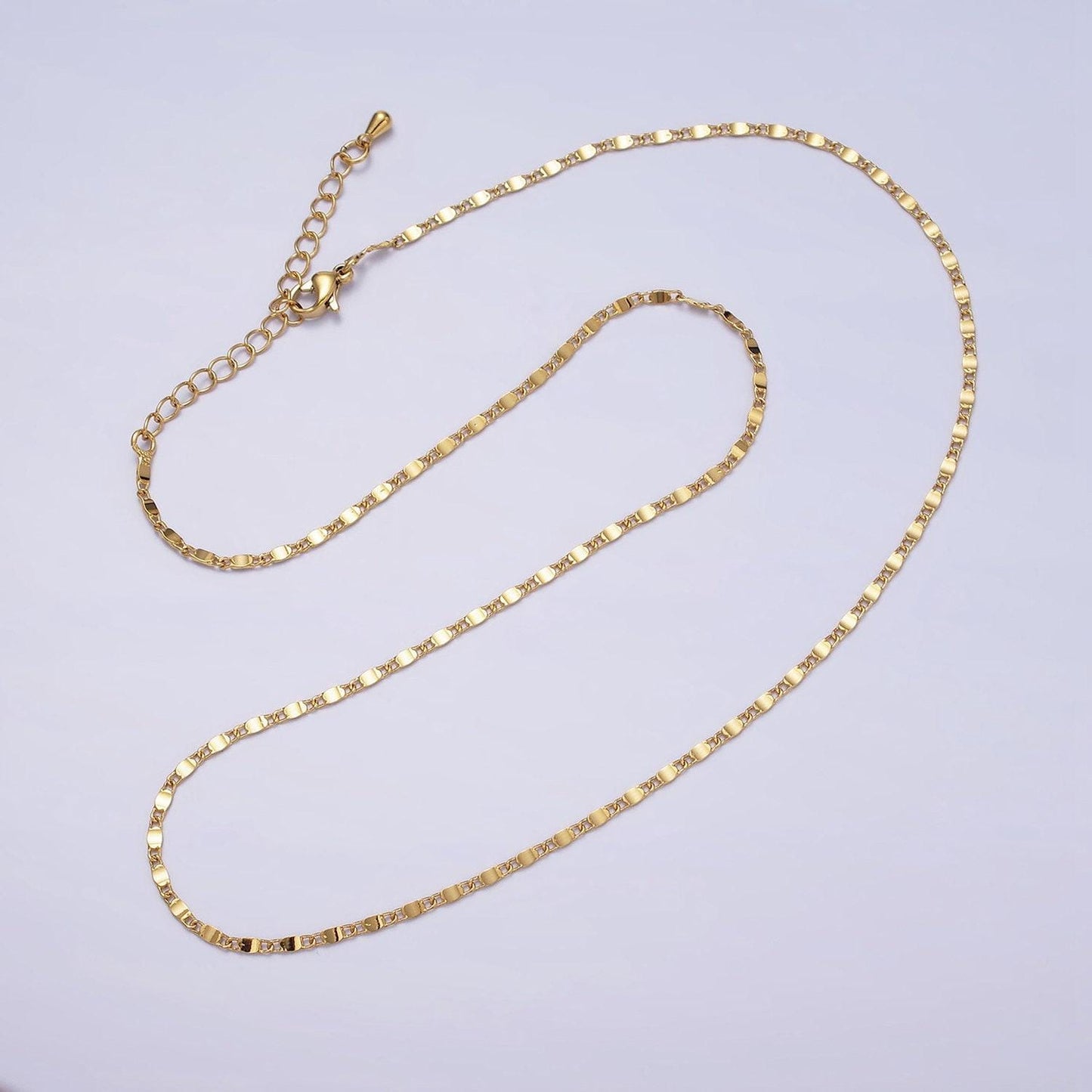 24k gold filled twisted chain with gold beads for wholesale necklace dainty satellite chain jewelry making supplies | wa1847 wa1848