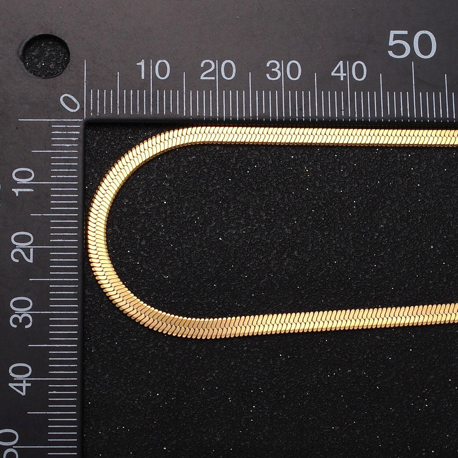 3mm stainless steel herringbone chain necklace for jewelry making, 17.7 inch 19.6 inch finished ready to wear herringbone chain wa1617