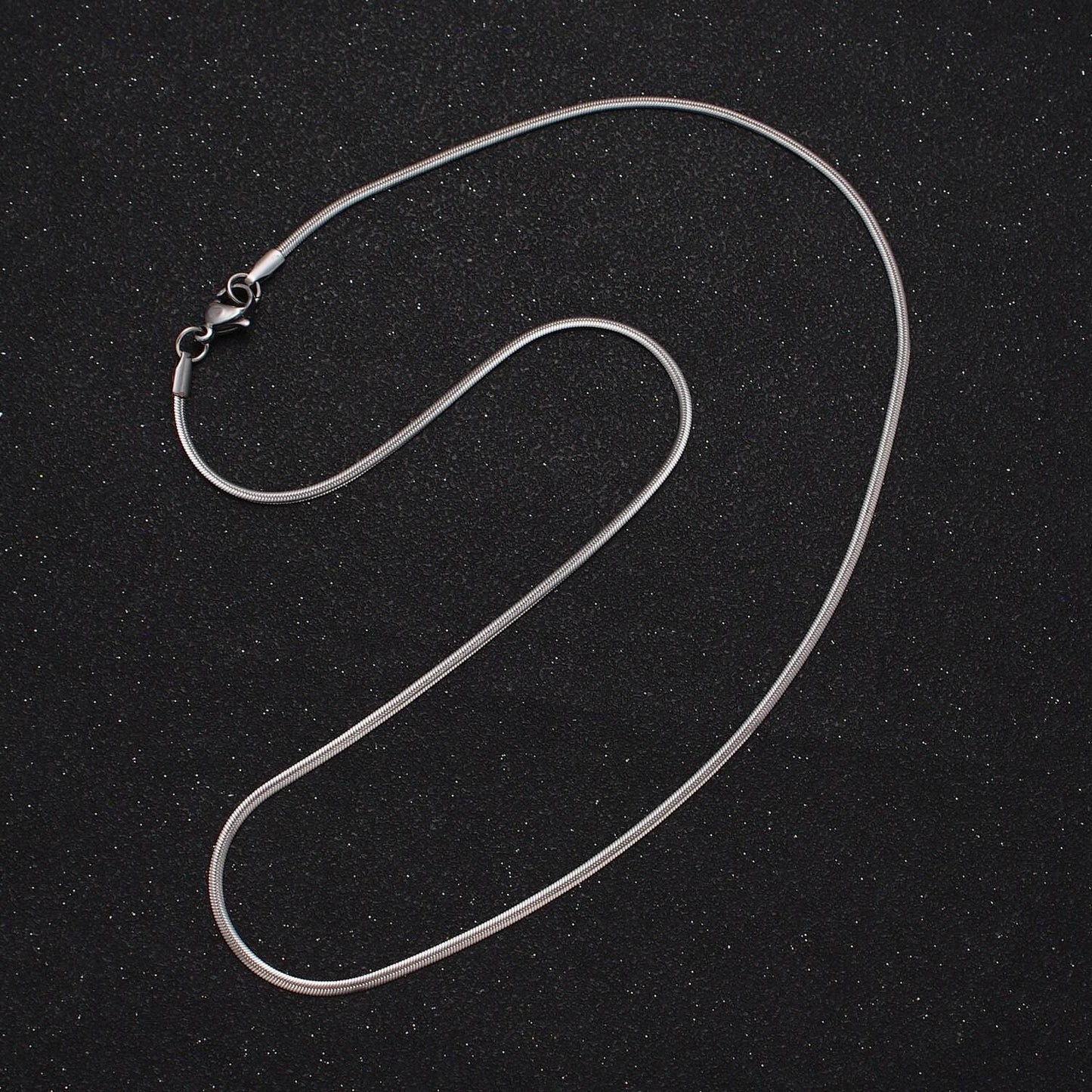 Gold herringbone necklace stainless steel snake chain 17.75 inch dainty ready to wear chain for minimalist jewelry tarnish free chain wa1548