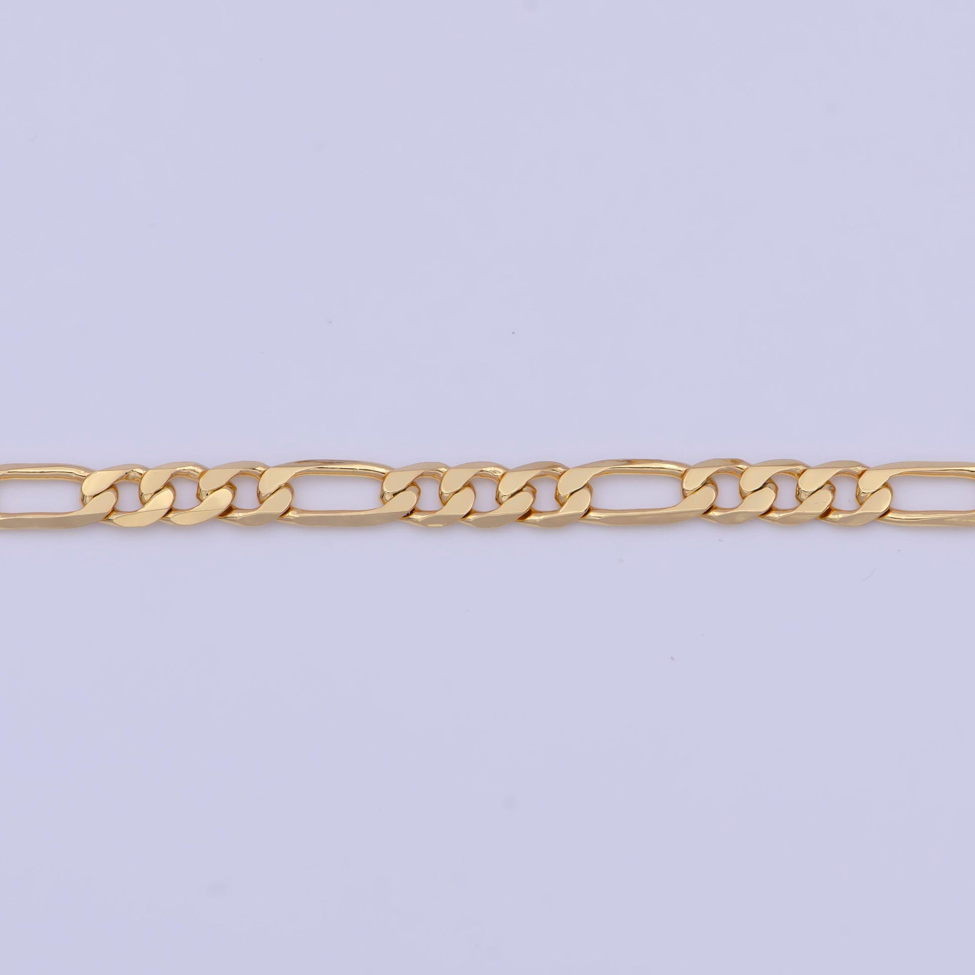Ready to use gold filled figaro necklace chain, layering figaro chain, dainty 3.3mm figaro necklace w/lobster clasps | wa-1363