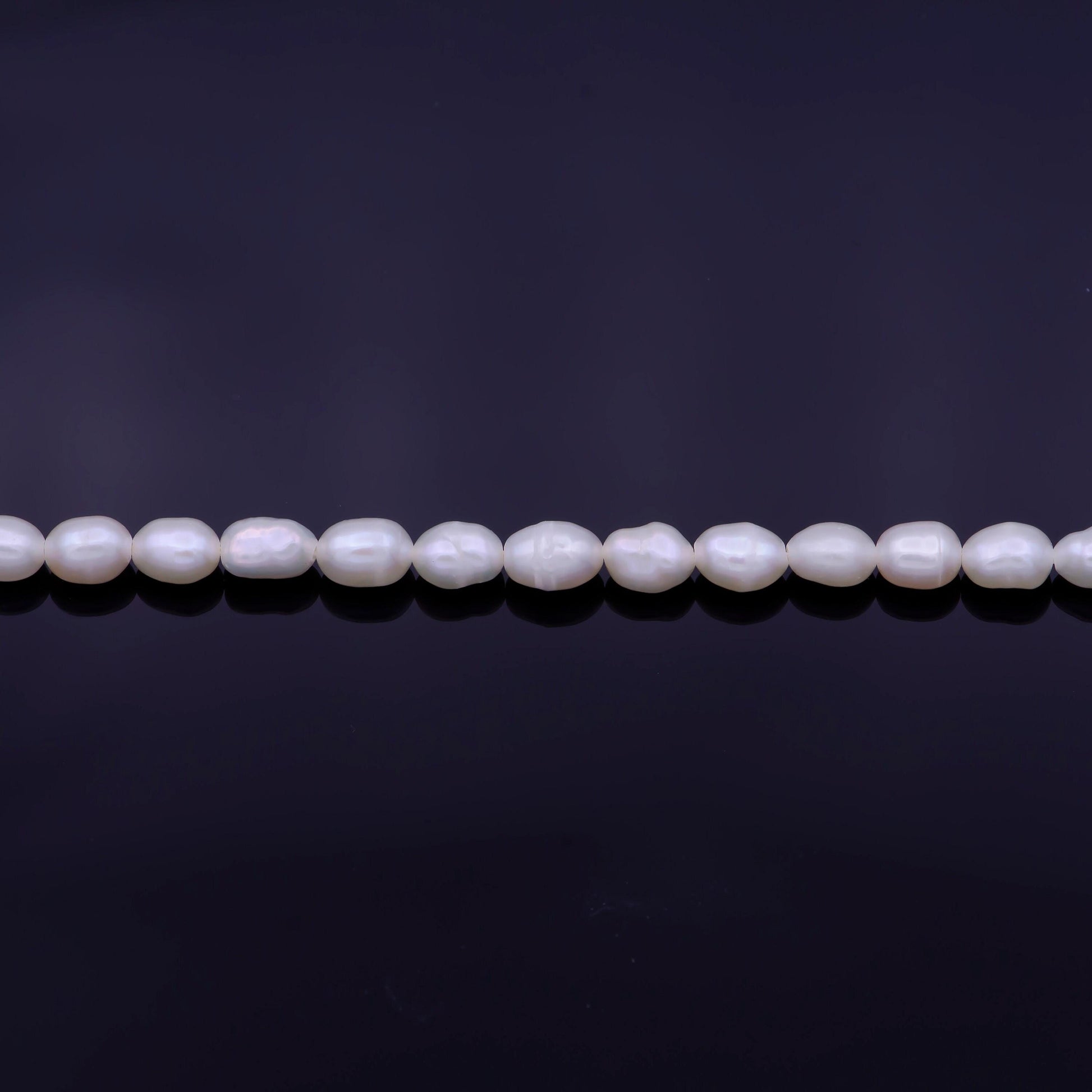 Aaa natural fresh water pearl beads white 4.2mm nugget potato shape pearl for jewelry making supply wholesale pearl