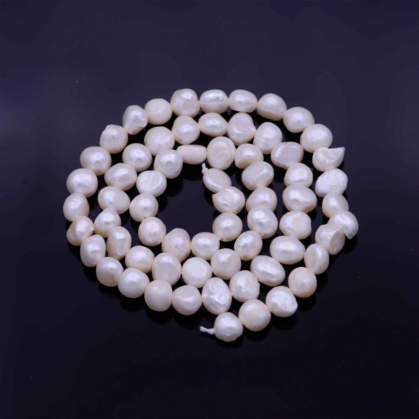 5.5mm seed pearl freshwater pearl, small pearls strand potato seed pearls, genuine culture pearl beads, seed pearl wholesale, wa-1334