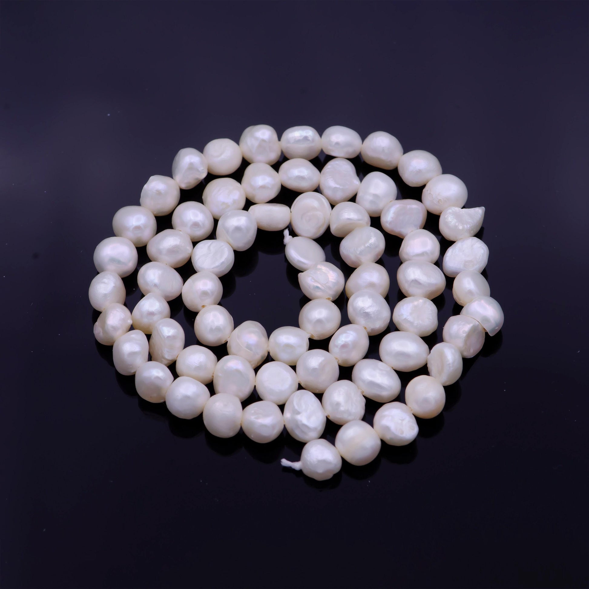 5.5mm seed pearl freshwater pearl, small pearls strand potato seed pearls, genuine culture pearl beads, seed pearl wholesale, wa-1334